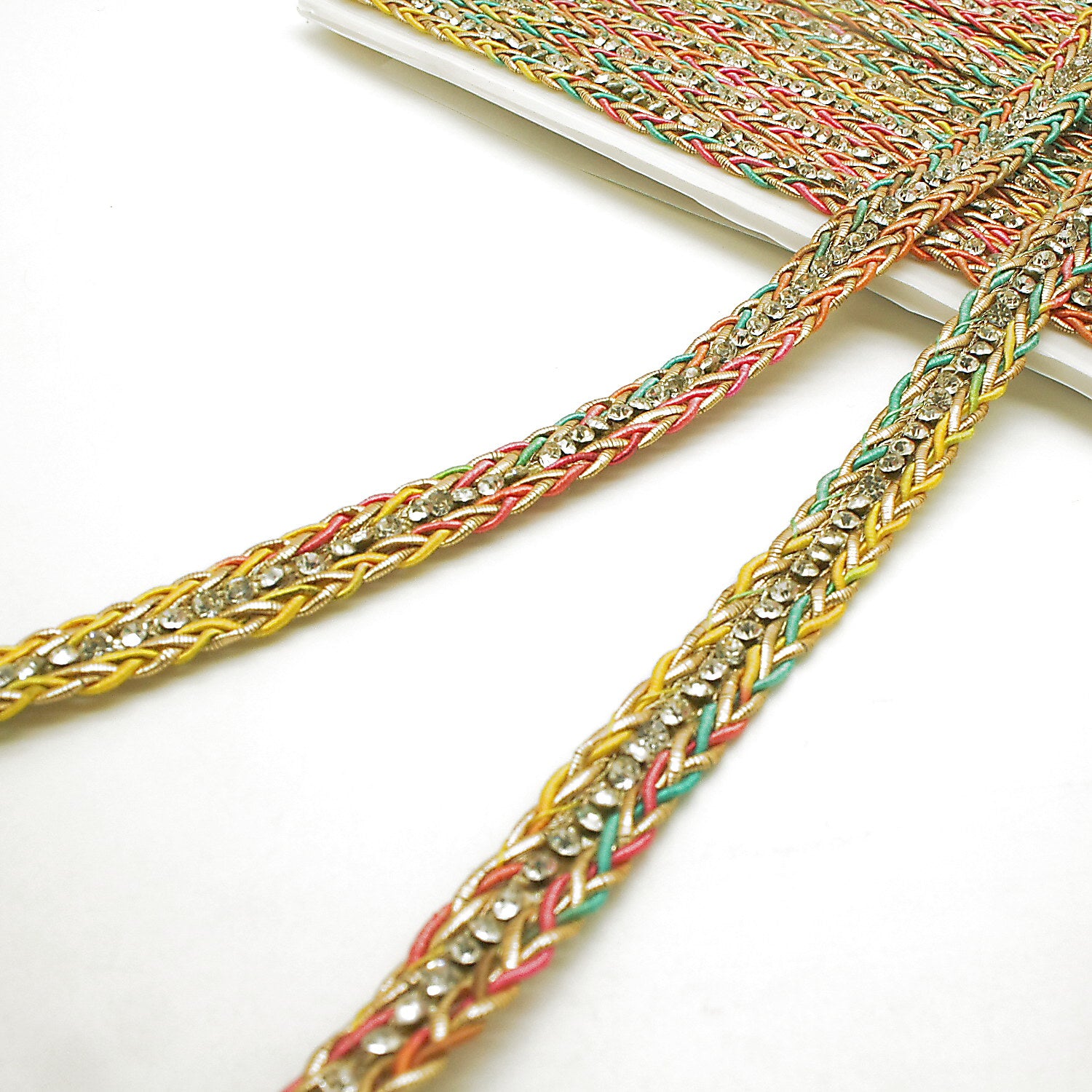 MULTICOLOR STONE TRIM - sarahi.NYC