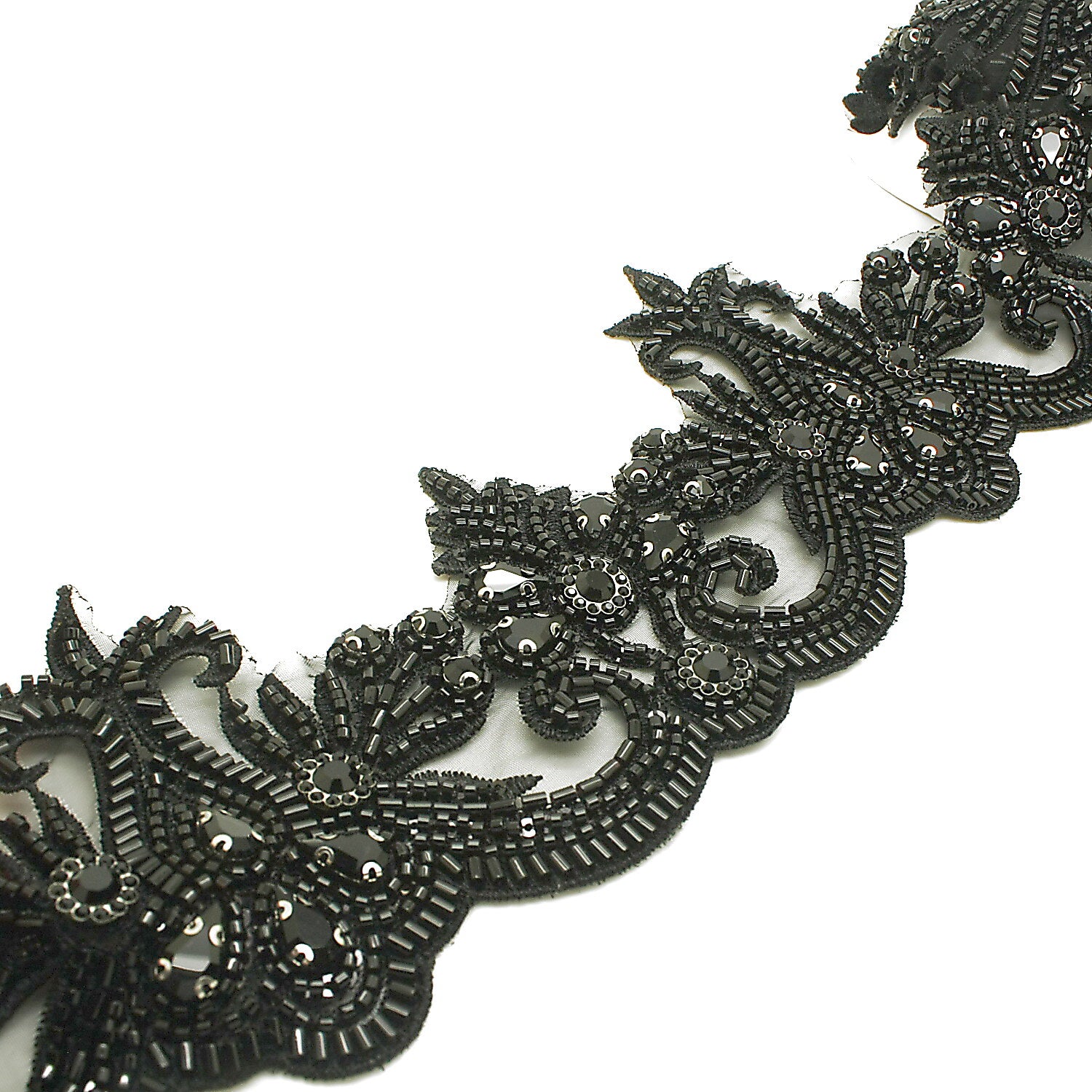 BLACK  STONE EDGING TRIM - sarahi.NYC