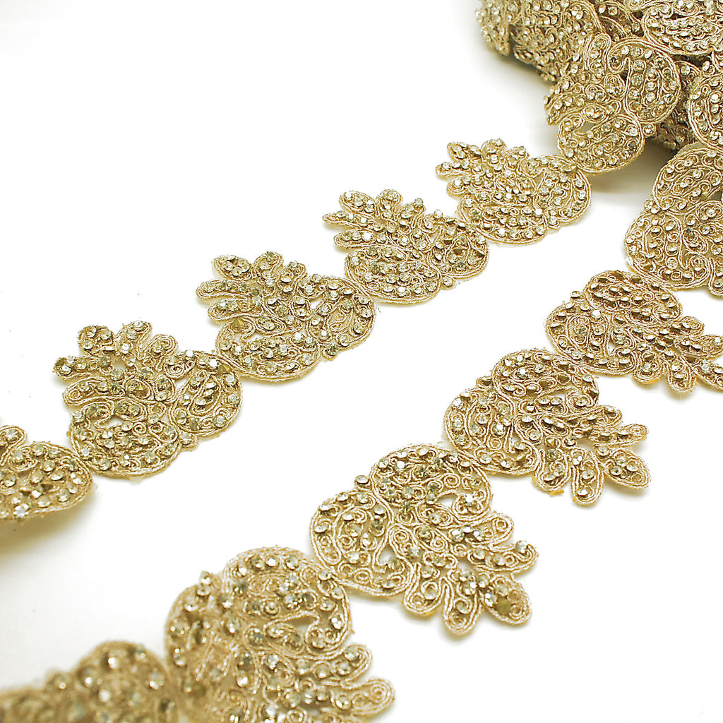 GOLD SILVER STONE TRIM - sarahi.NYC