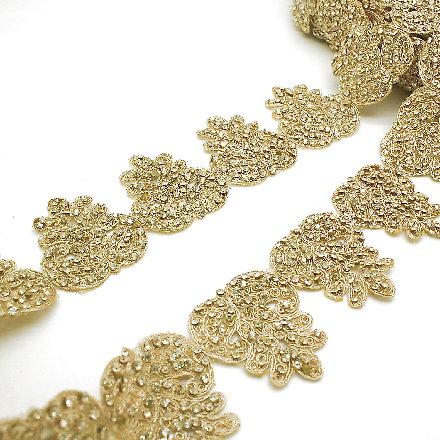 GOLD SILVER STONE TRIM - sarahi.NYC