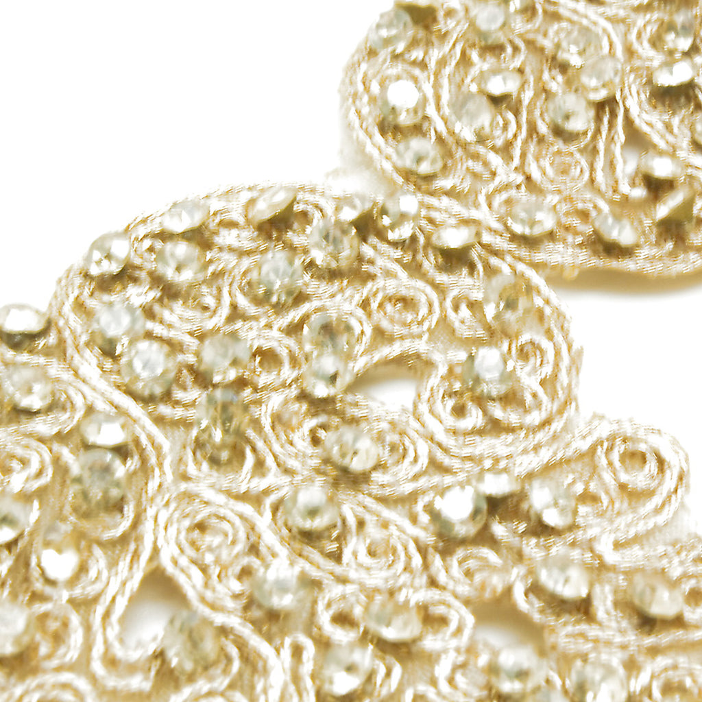 GOLD SILVER STONE TRIM - sarahi.NYC