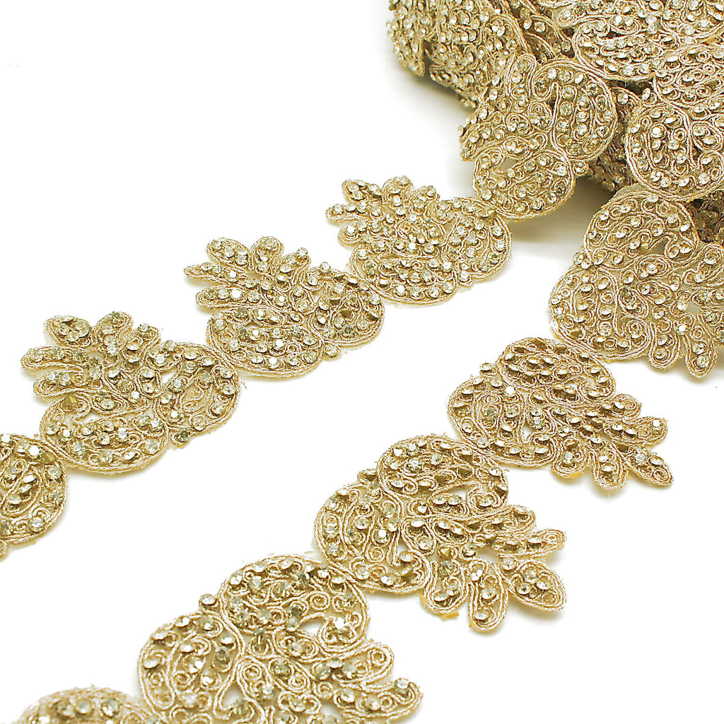 GOLD SILVER STONE TRIM - sarahi.NYC
