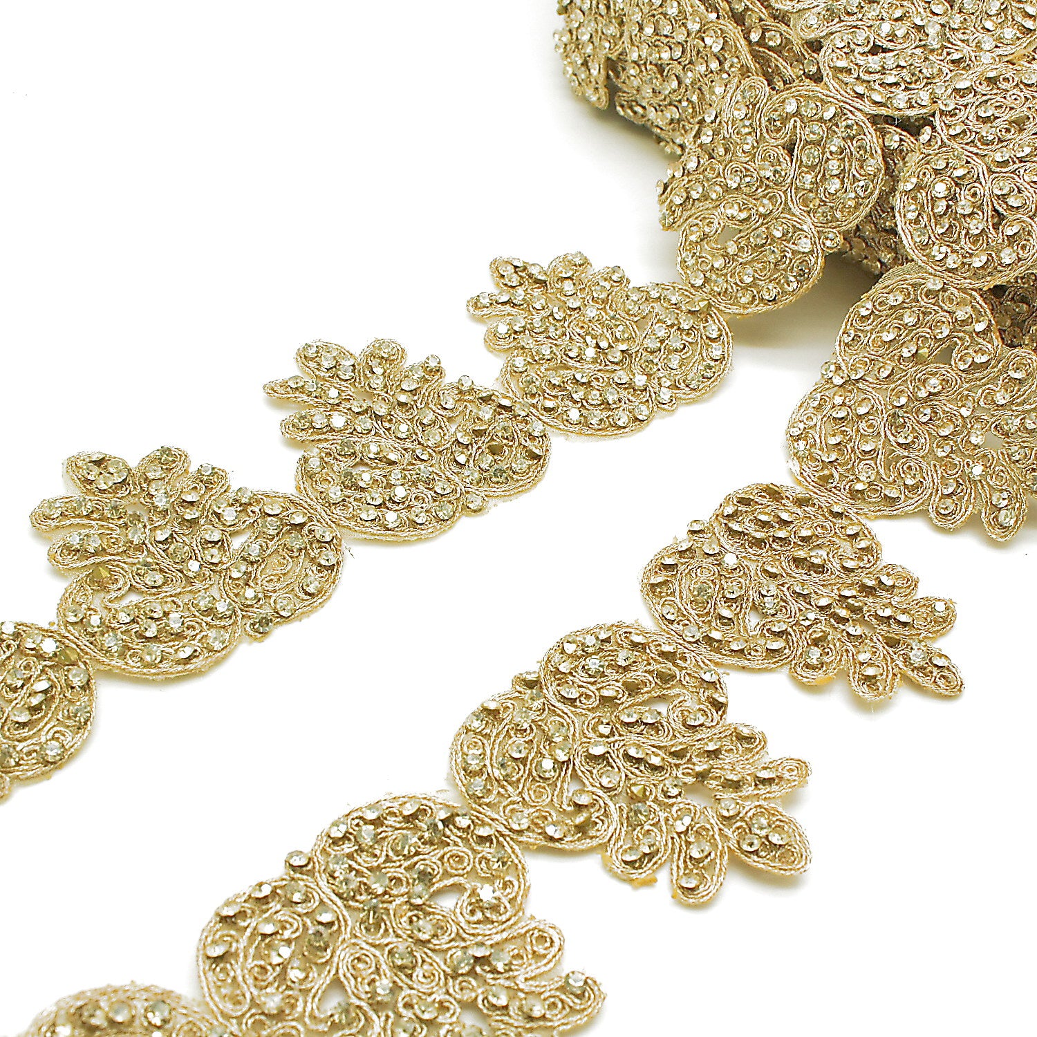 GOLD SILVER STONE TRIM - sarahi.NYC