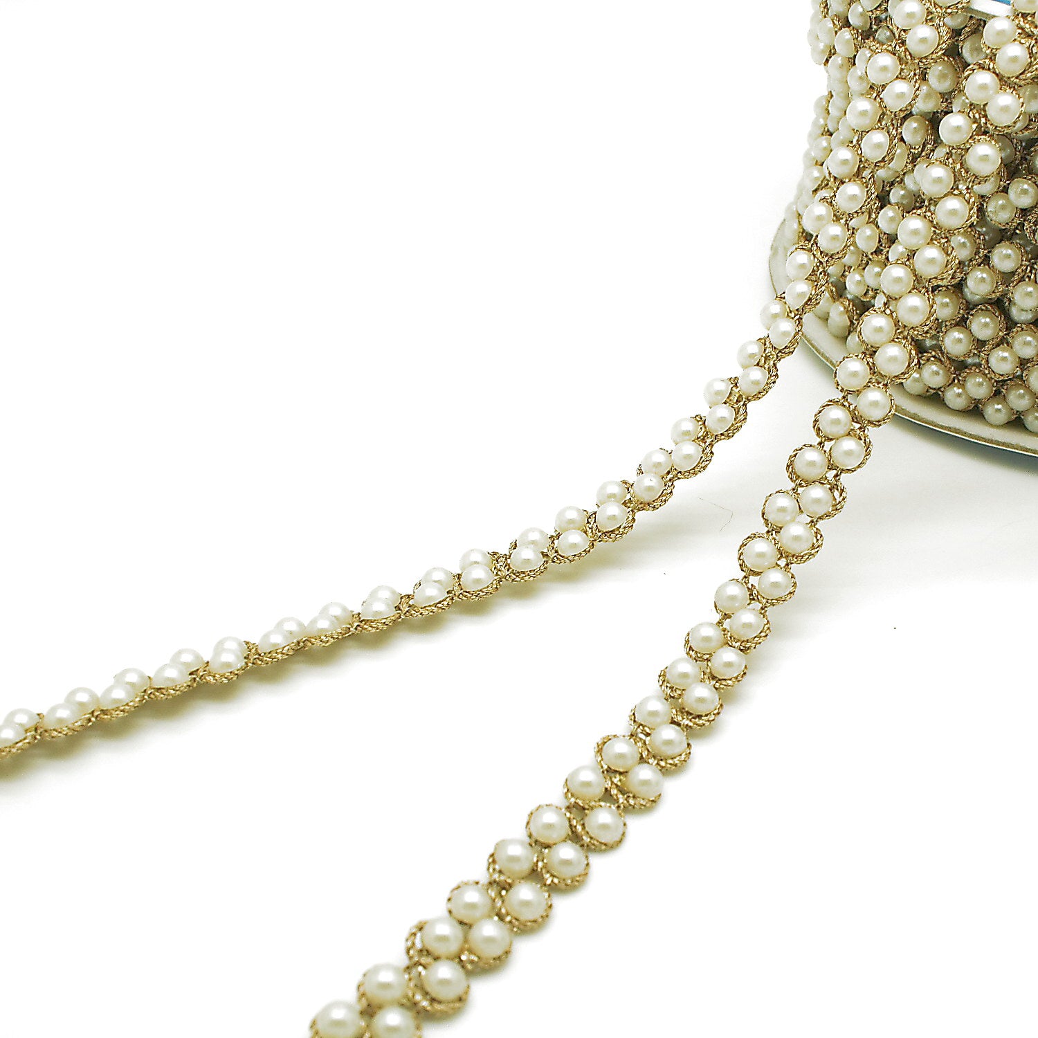 GOLD PEARL EDGING TRIM - sarahi.NYC