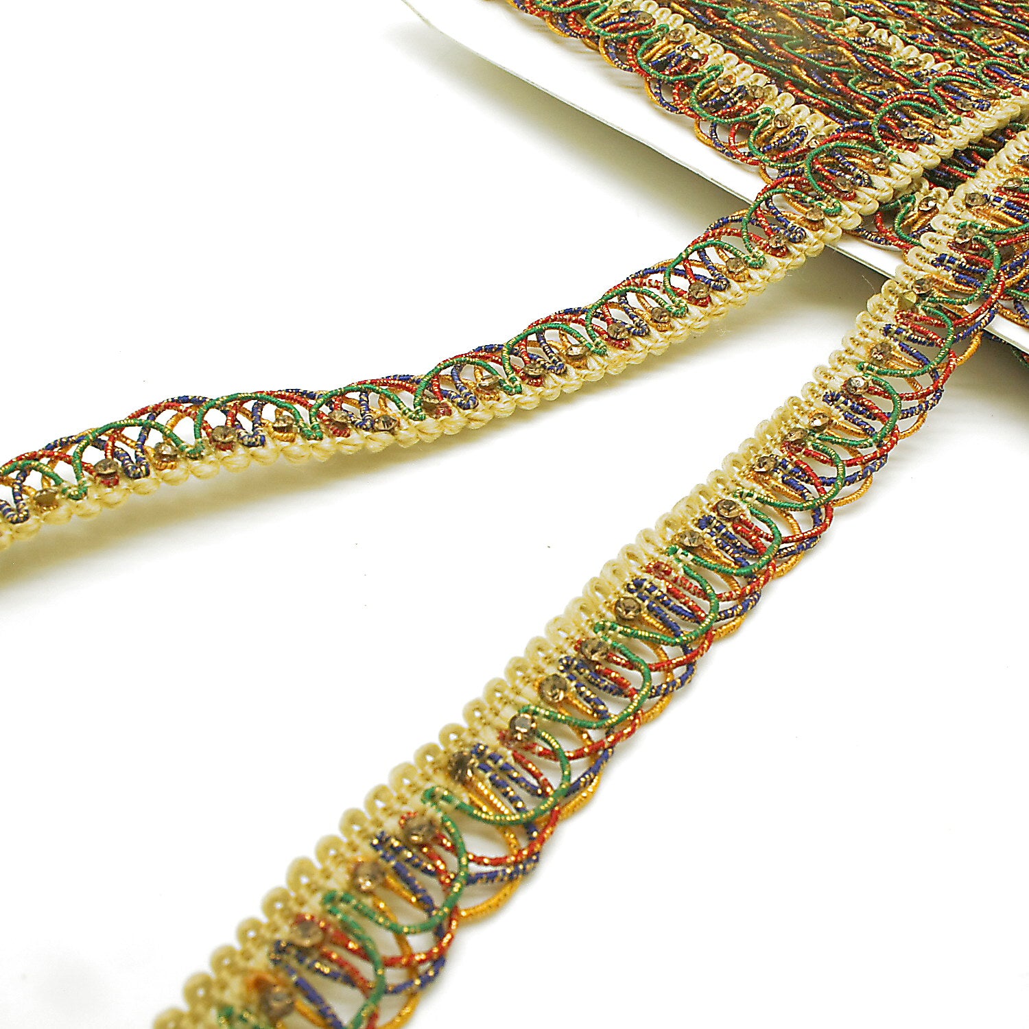 MULTICOLOR STONE TRIM - sarahi.NYC