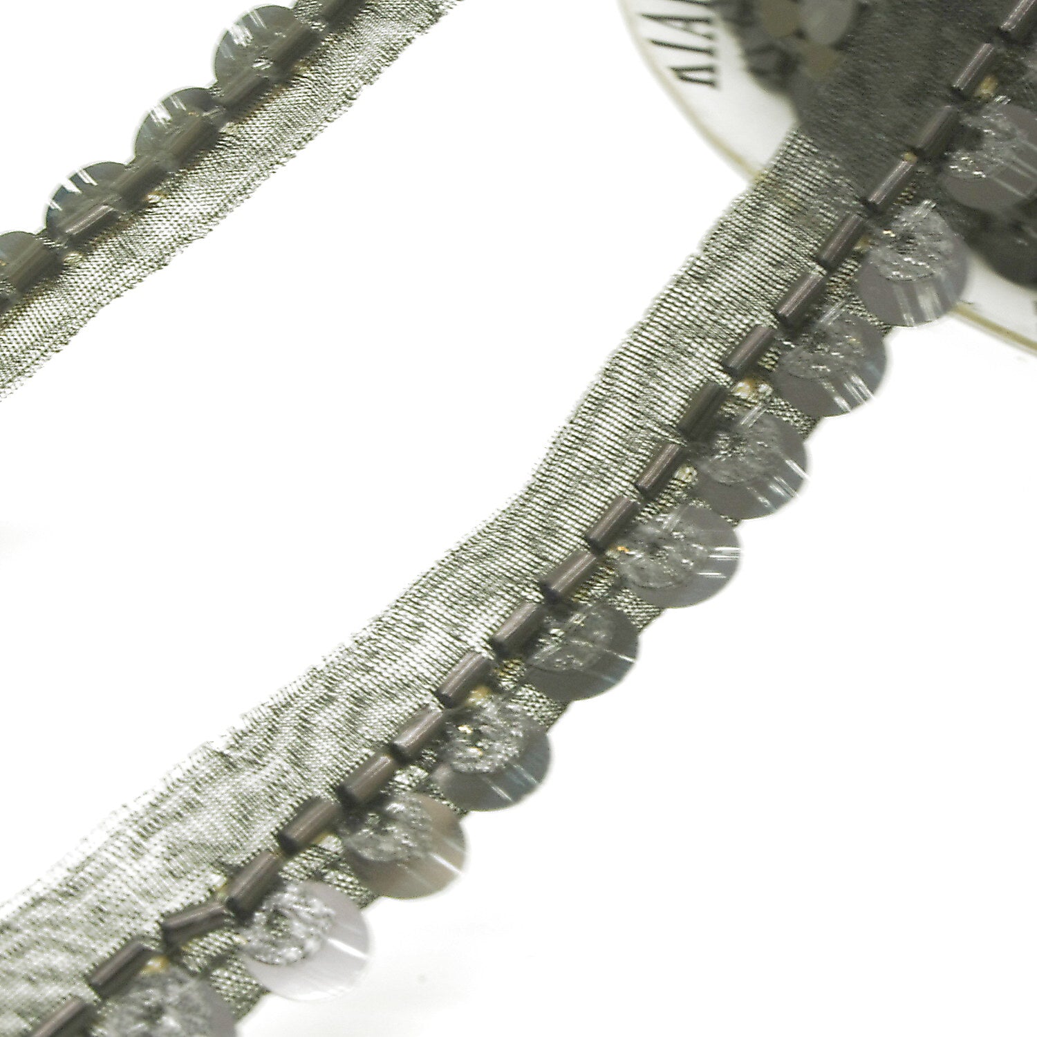 BLACK SEQUIN TRIM - sarahi.NYC