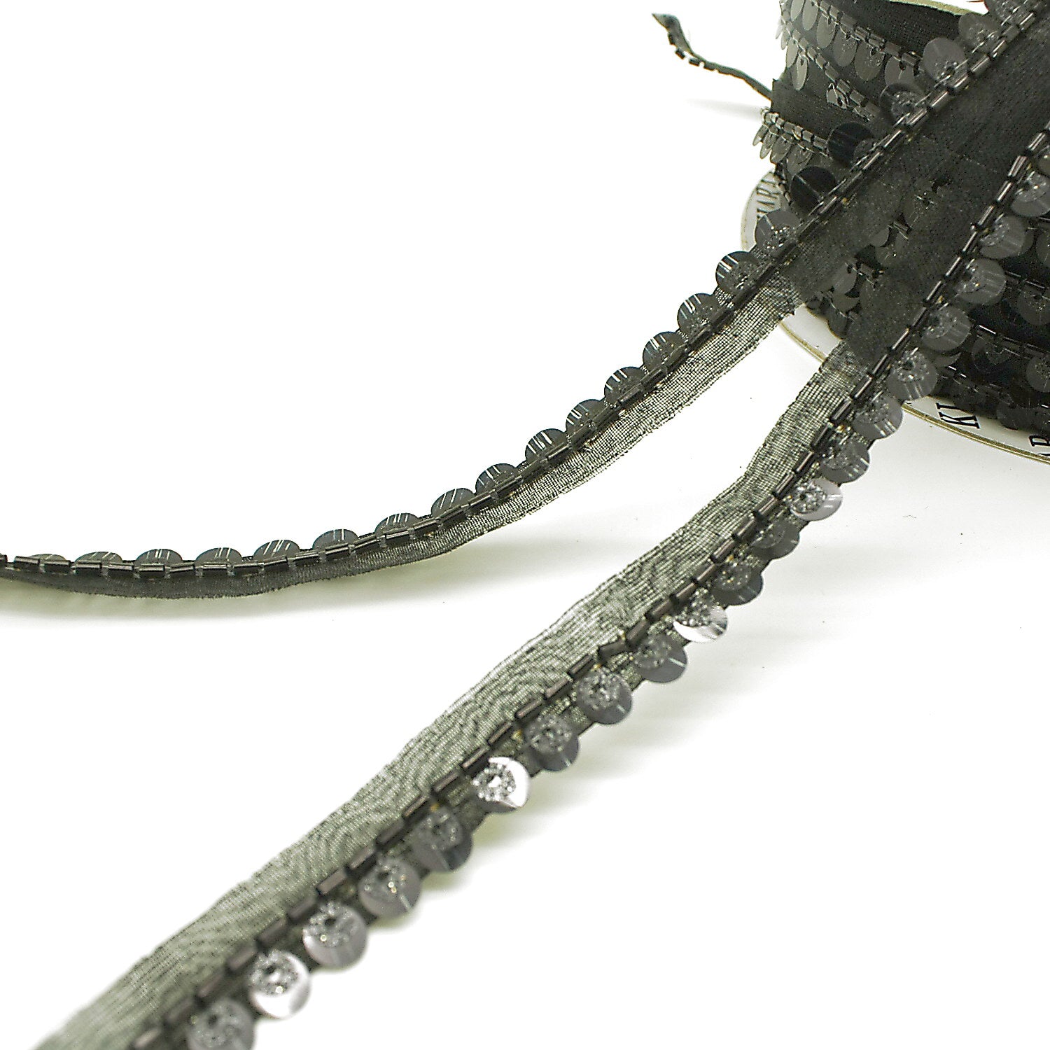 BLACK SEQUIN TRIM - sarahi.NYC