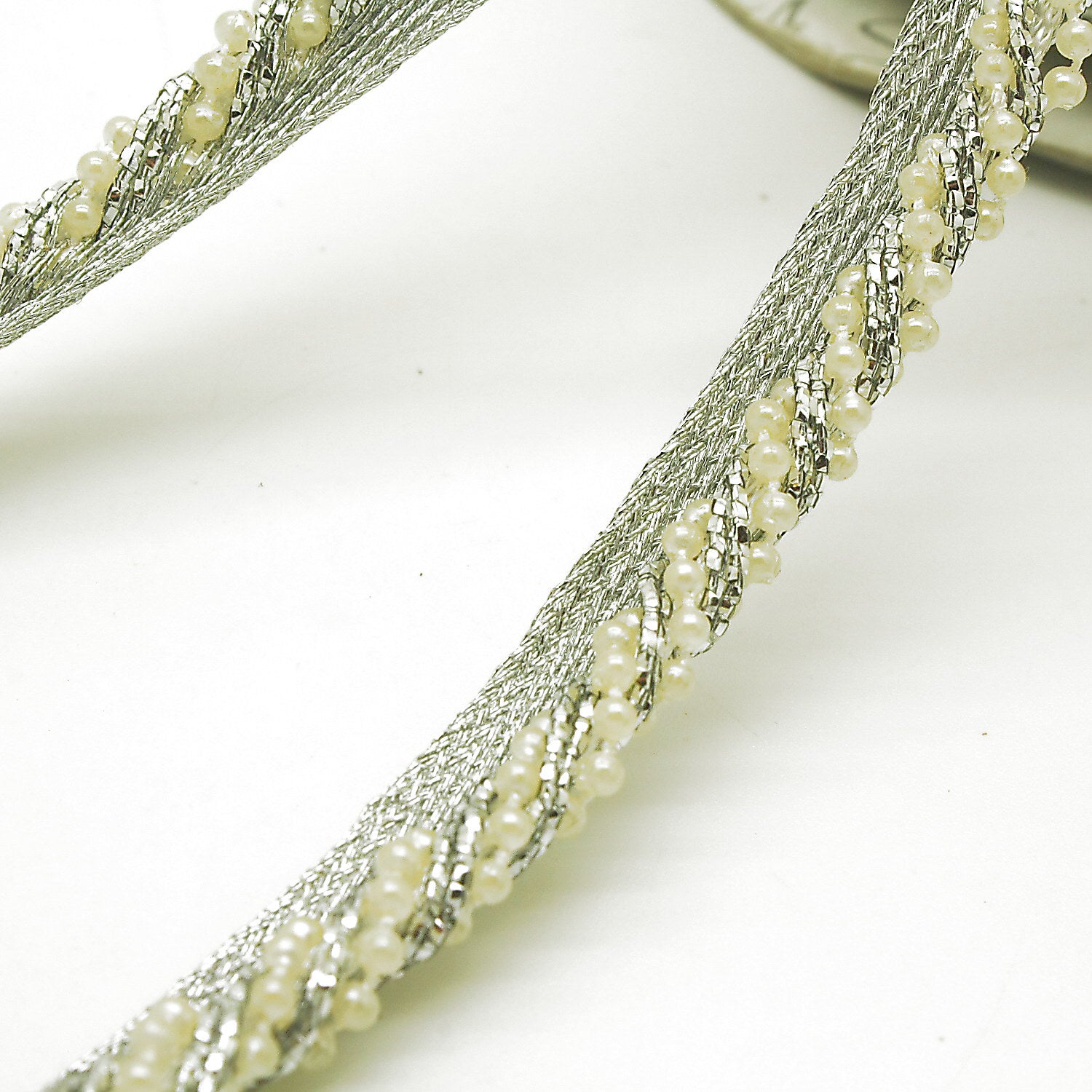 SILVER PEARL TRIM - sarahi.NYC