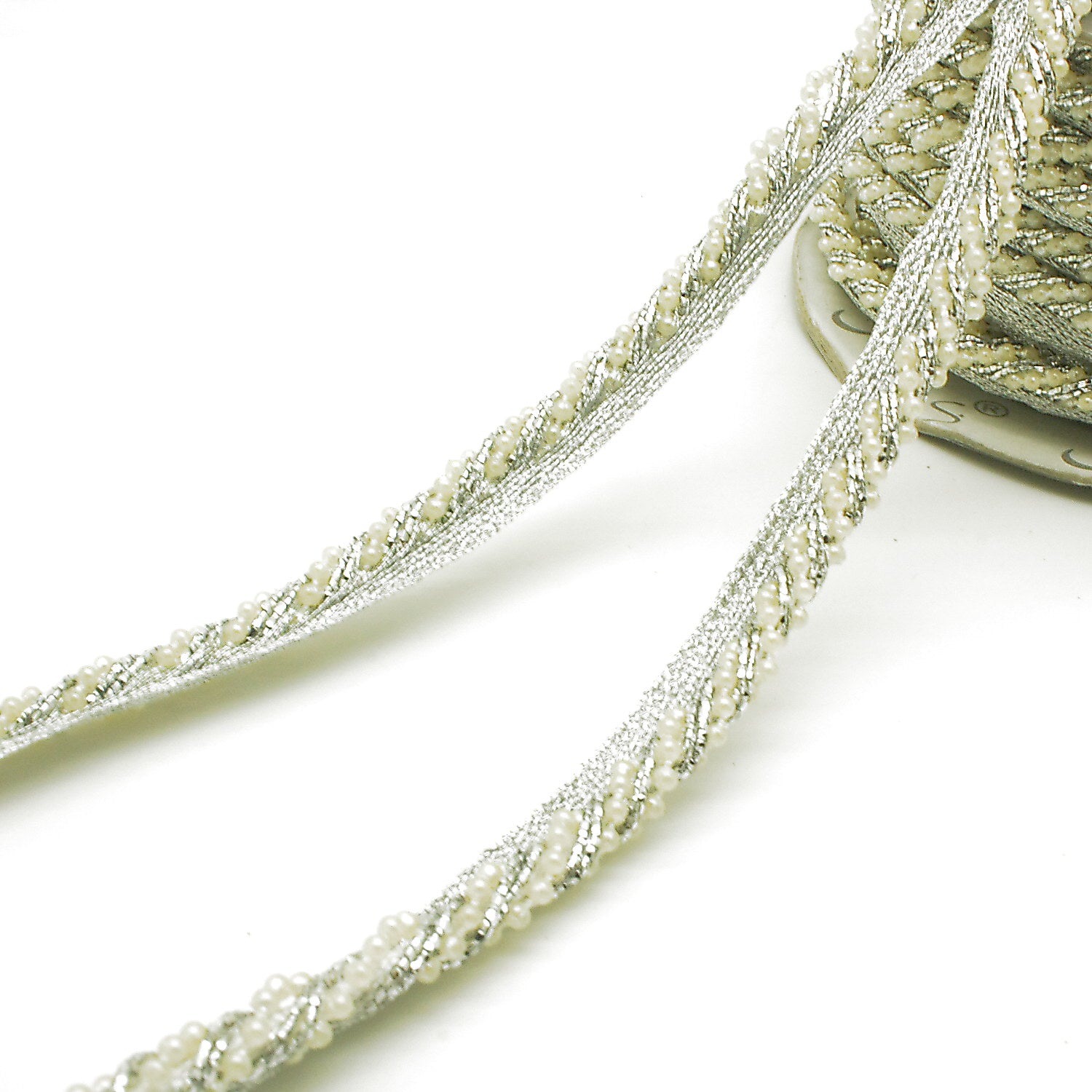 SILVER PEARL TRIM - sarahi.NYC