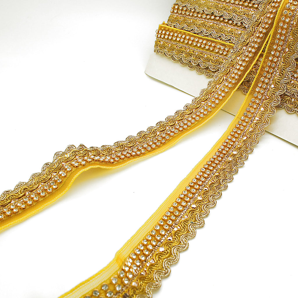 YELLOW GOLD STONE TRIM - sarahi.NYC