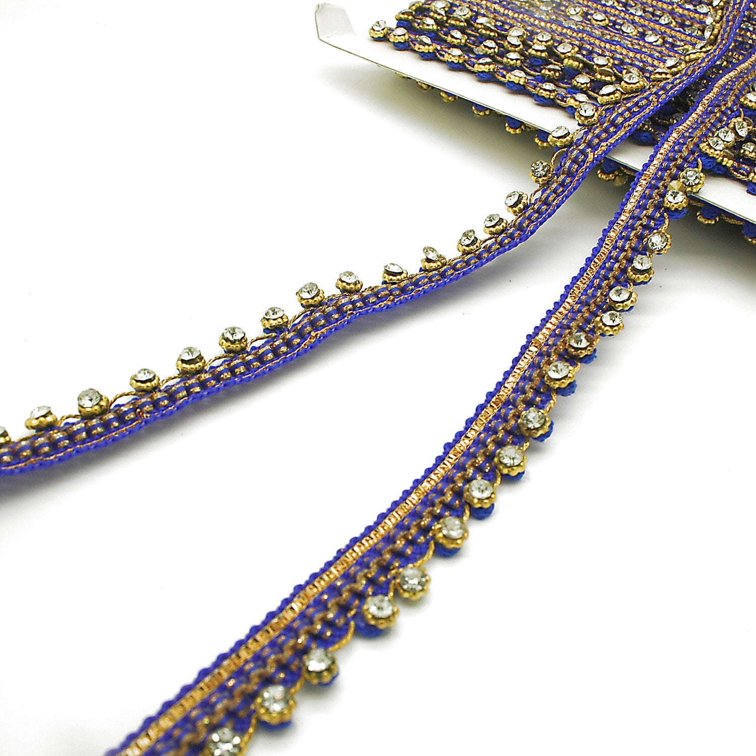 BLUE GOLD STONE TRIM - SARAHI.NYC