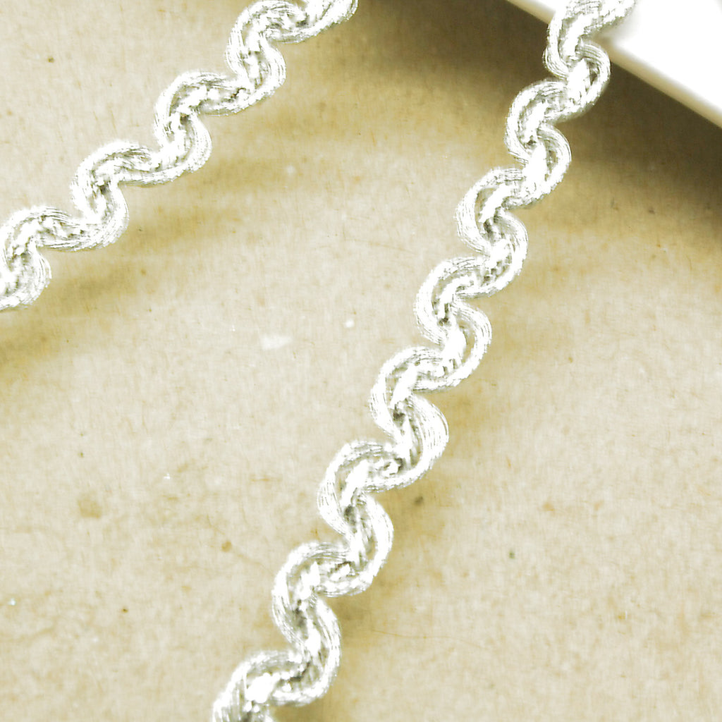 SILVER  SWIRL THIN TRIM - sarahi.NYC