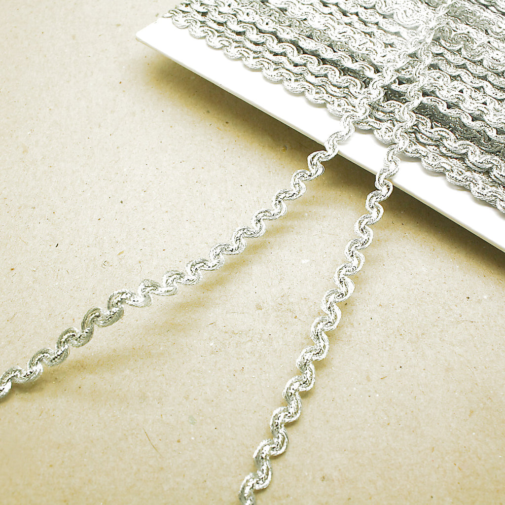 SILVER  SWIRL THIN TRIM - sarahi.NYC