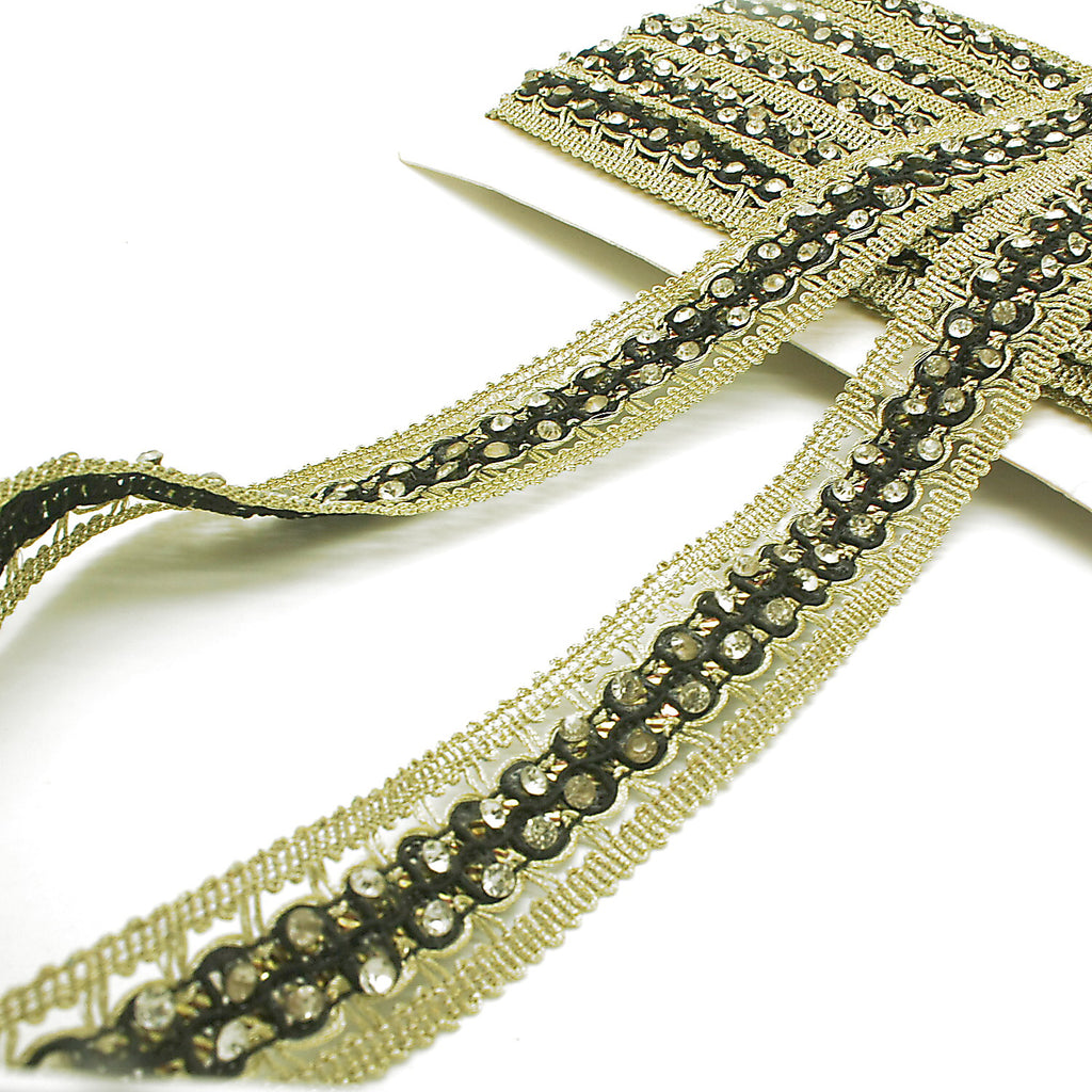 BLACK GOLD STONE TRIM - SARAHI.NYC