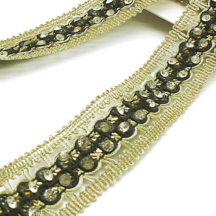 BLACK GOLD STONE TRIM - SARAHI.NYC