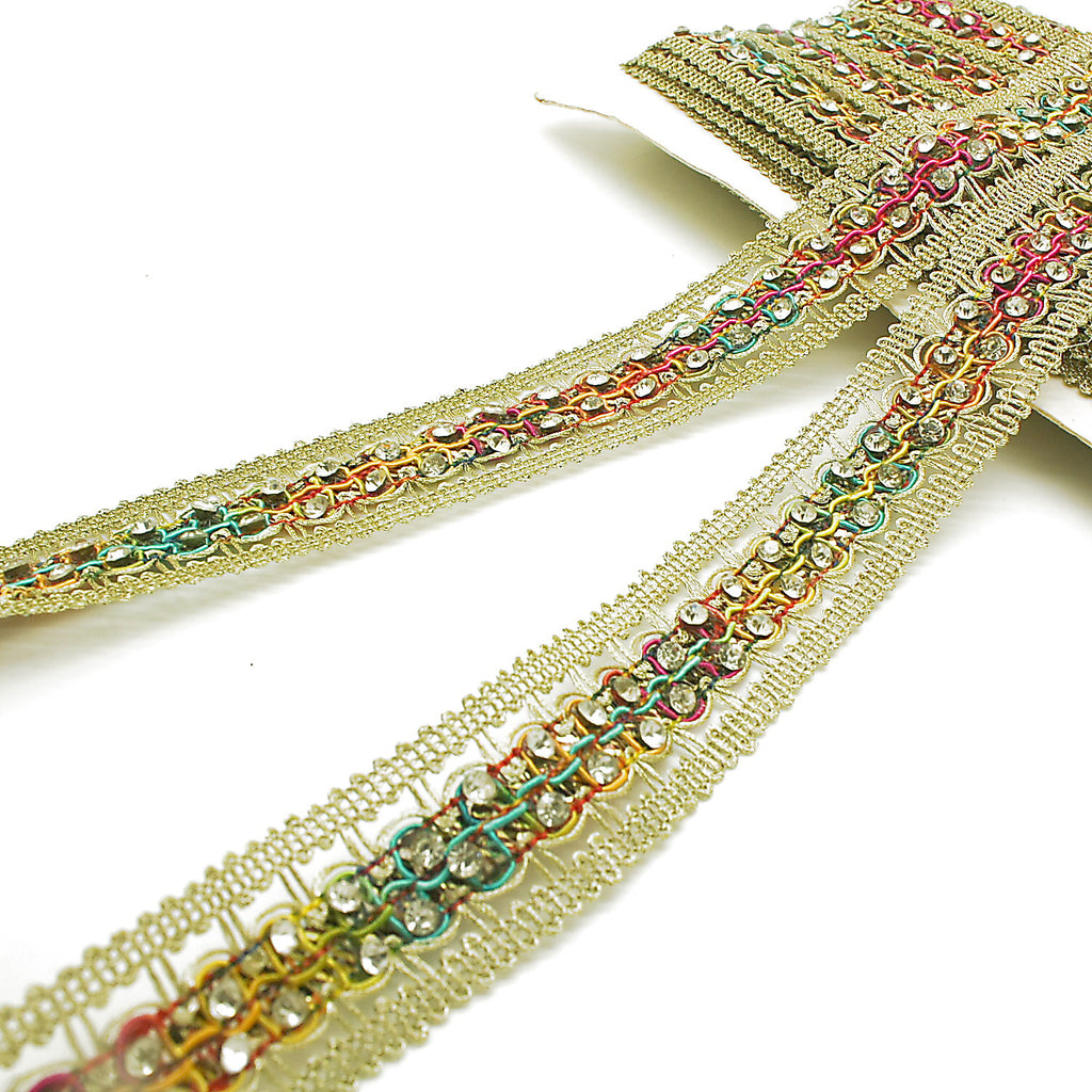 MULTICOLOR STONE TRIM - sarahi.NYC