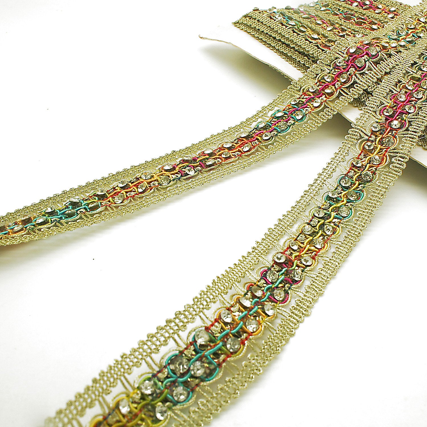 MULTICOLOR STONE TRIM - sarahi.NYC