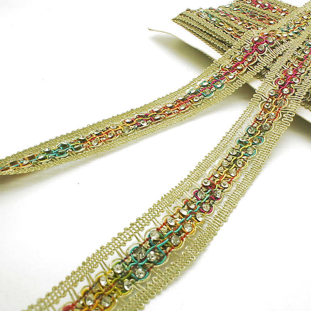 MULTICOLOR STONE TRIM - sarahi.NYC