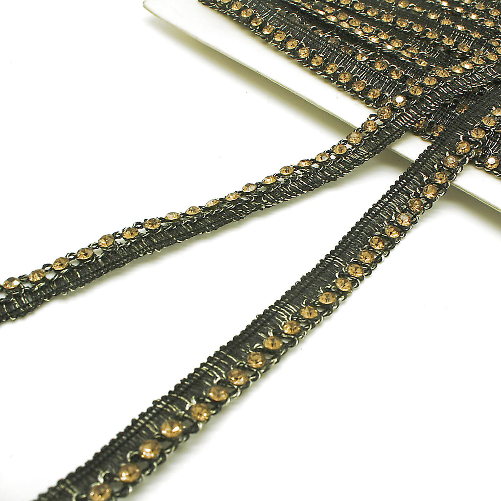BLACK GOLD STONE TRIM - SARAHI.NYC