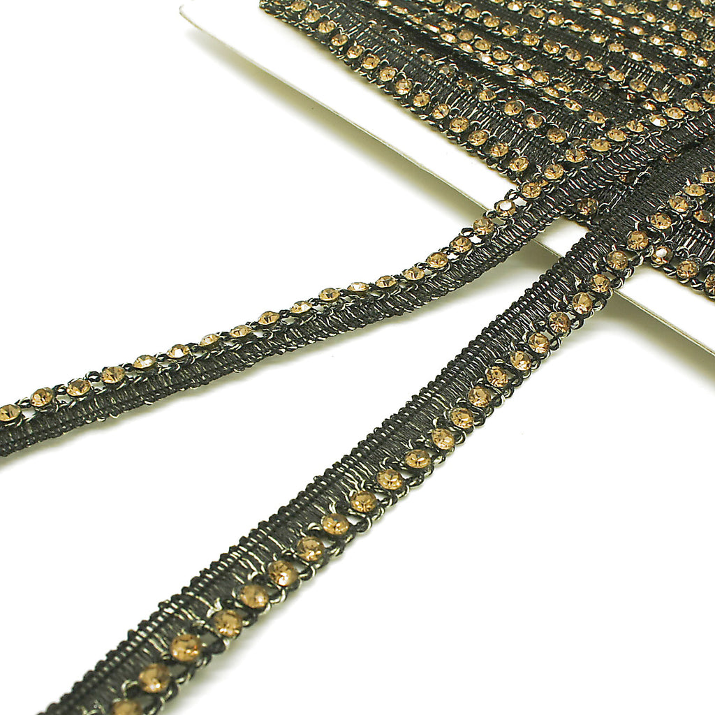 BLACK GOLD STONE TRIM - SARAHI.NYC