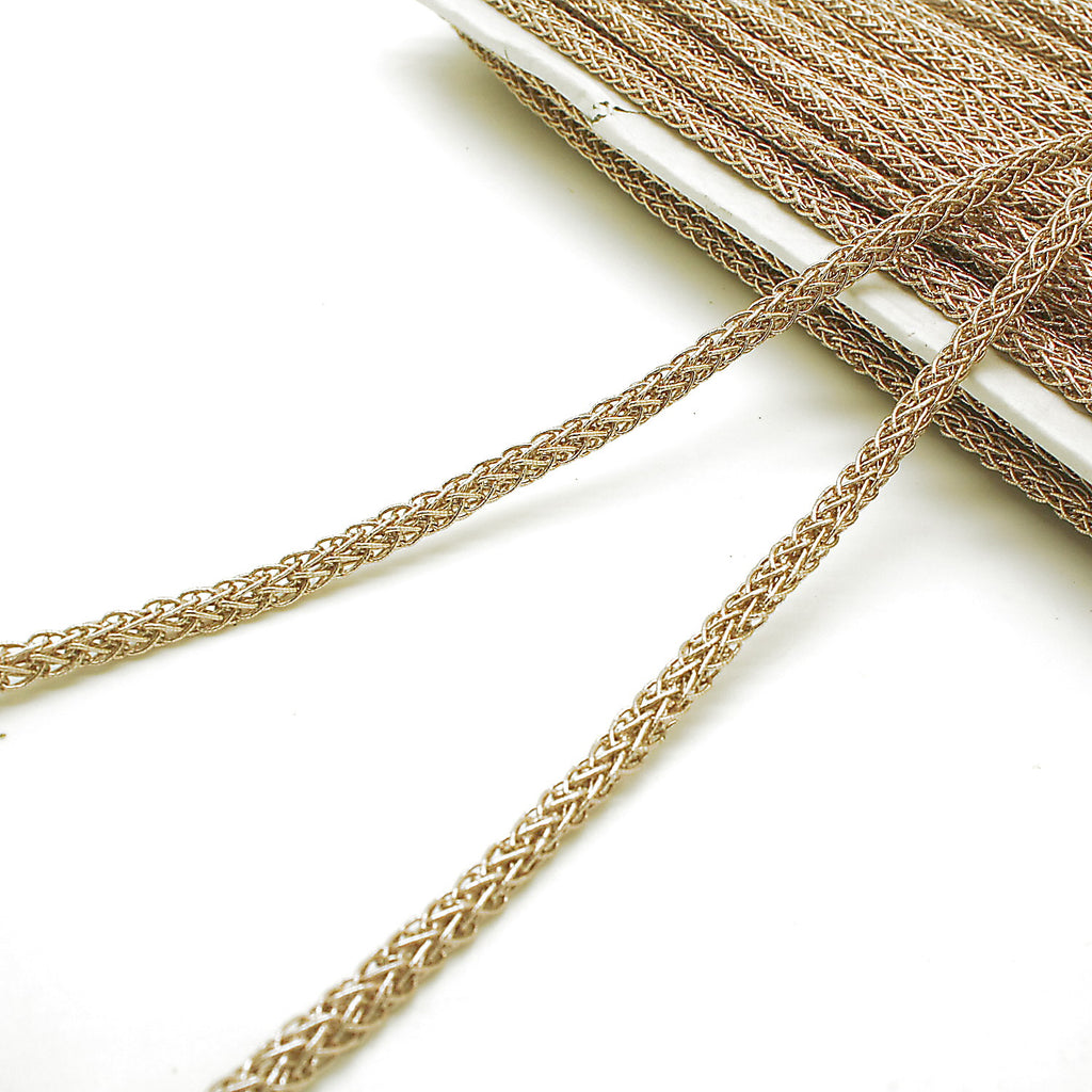 BRONZE  METALLIC CORD TRIM - sarahi.NYC