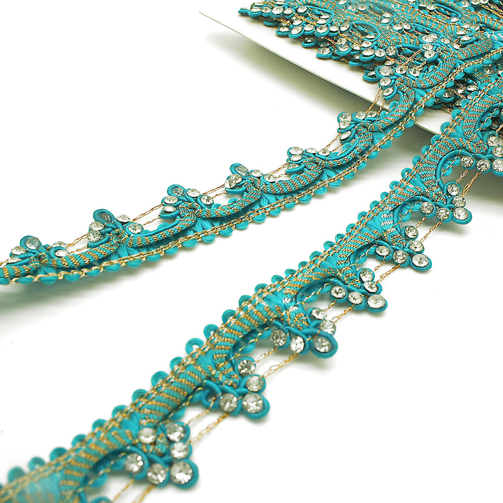 TURQUOISE STONE TRIM - sarahi.NYC