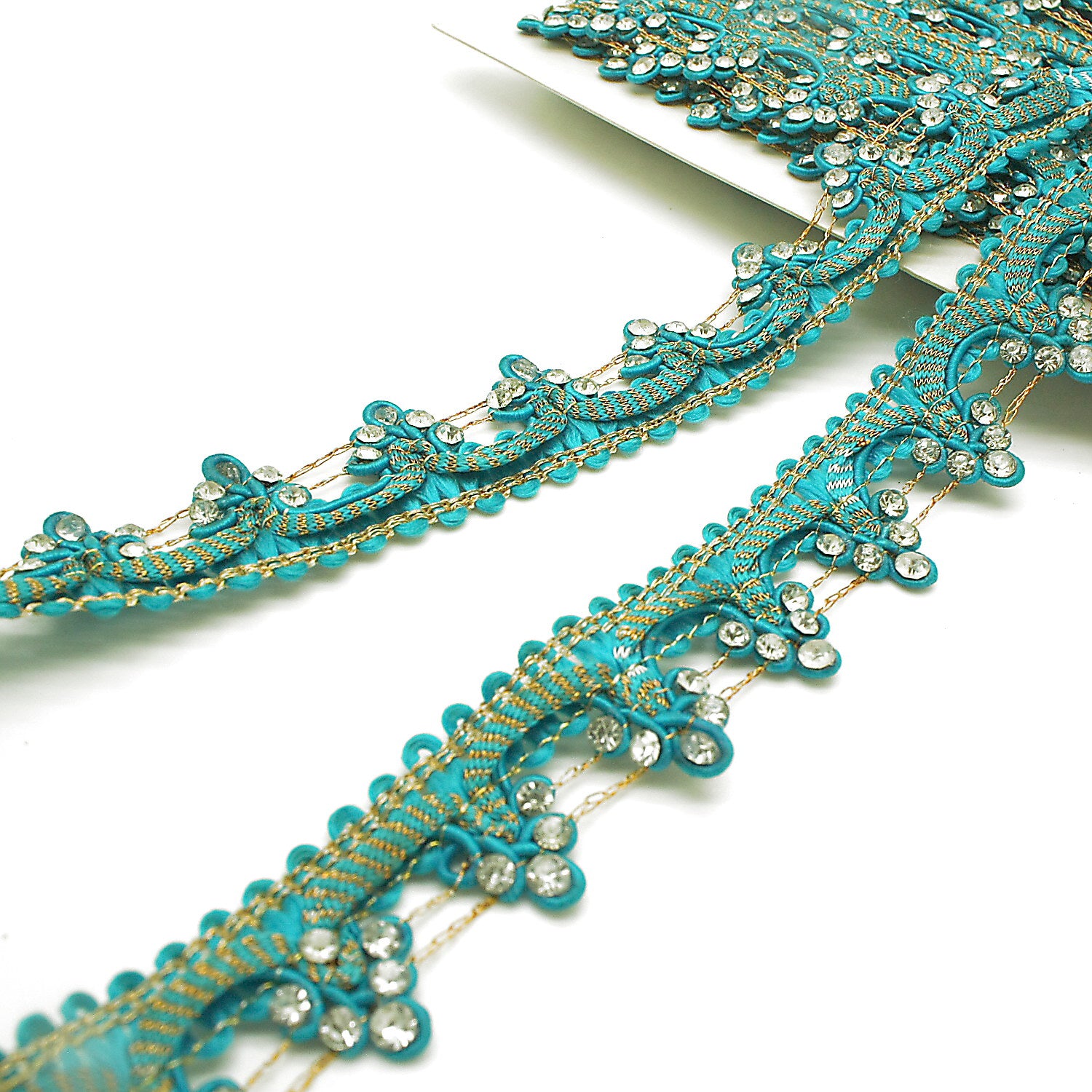 TURQUOISE STONE TRIM - sarahi.NYC