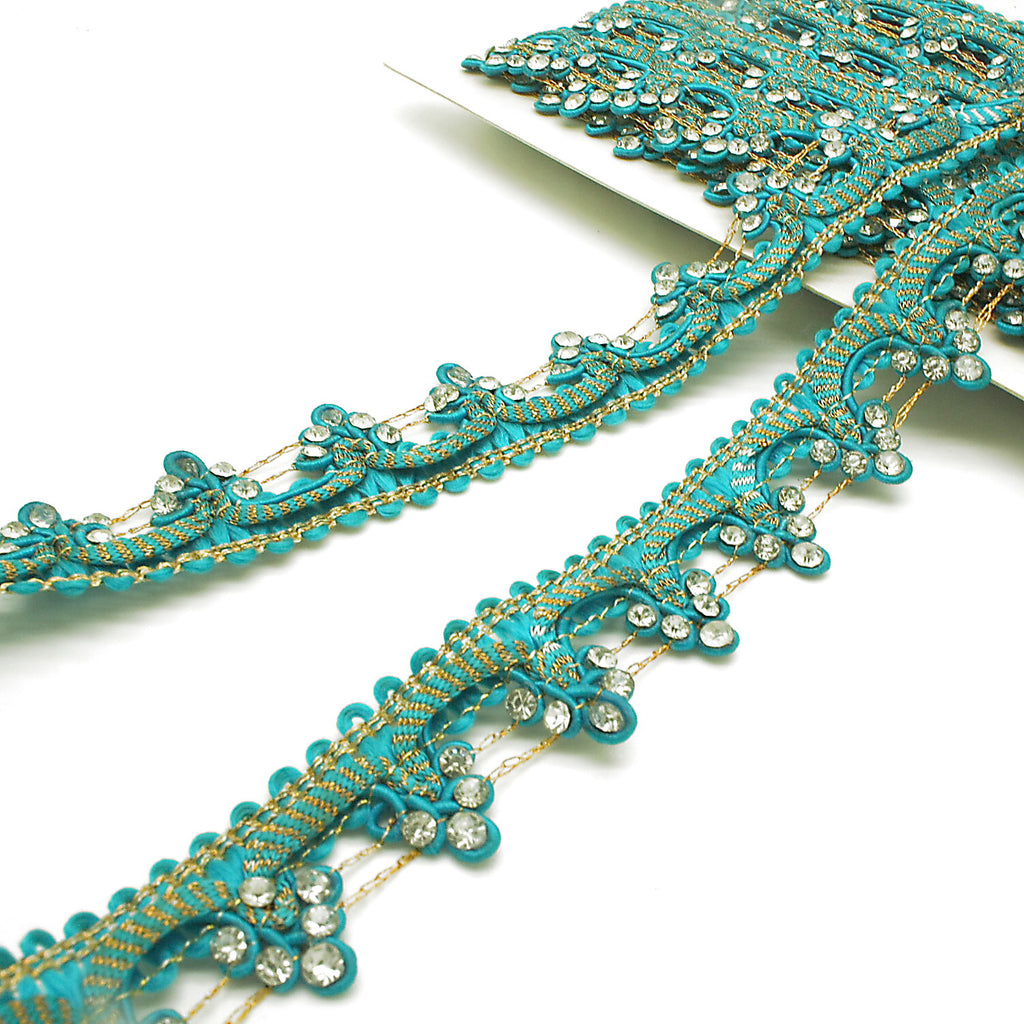 TURQUOISE STONE TRIM - sarahi.NYC