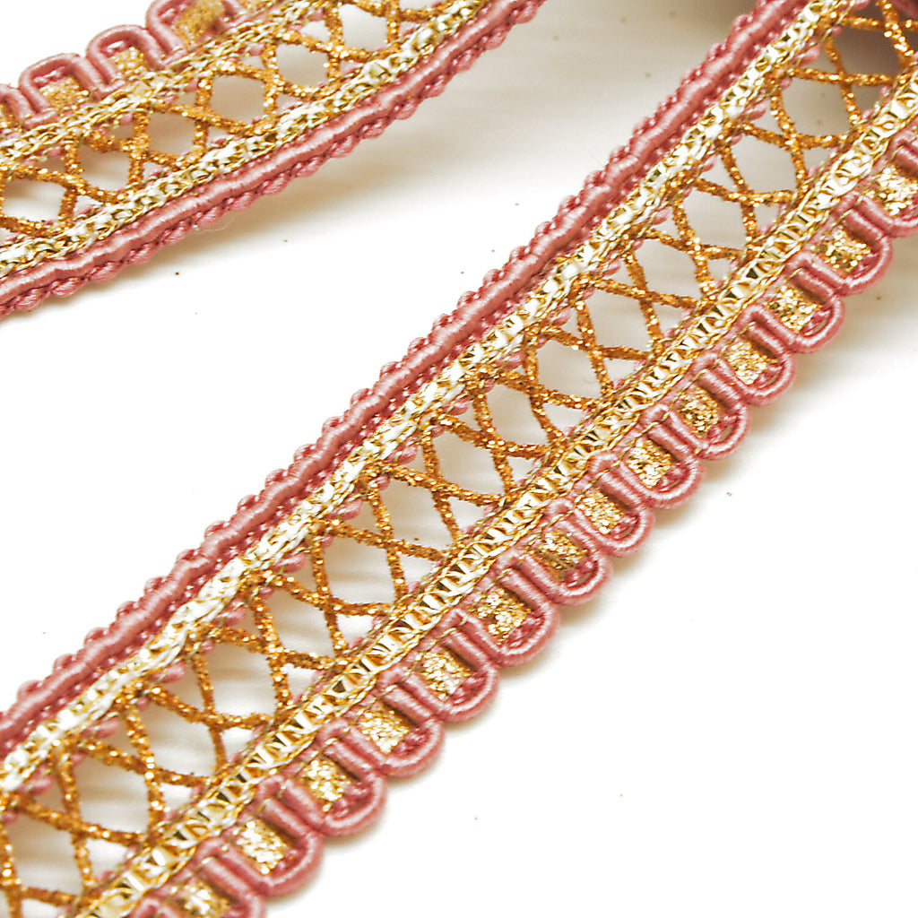 LIGHT PINK GOLD TRIM - SARAHI.NYC