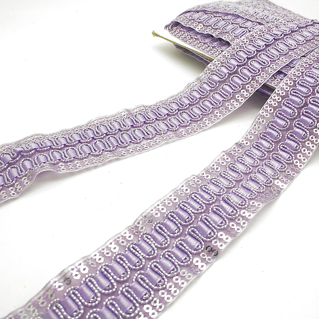 LILAC SEQUIN TRIM - sarahi.NYC
