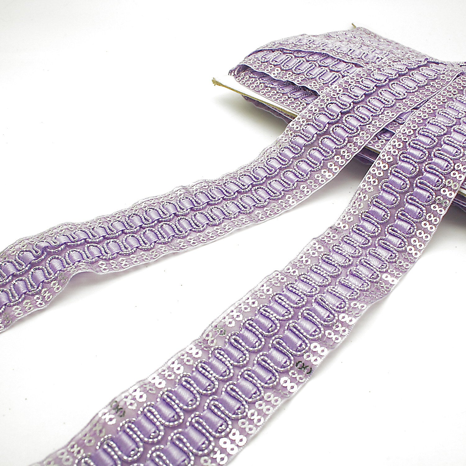 LILAC SEQUIN TRIM - sarahi.NYC