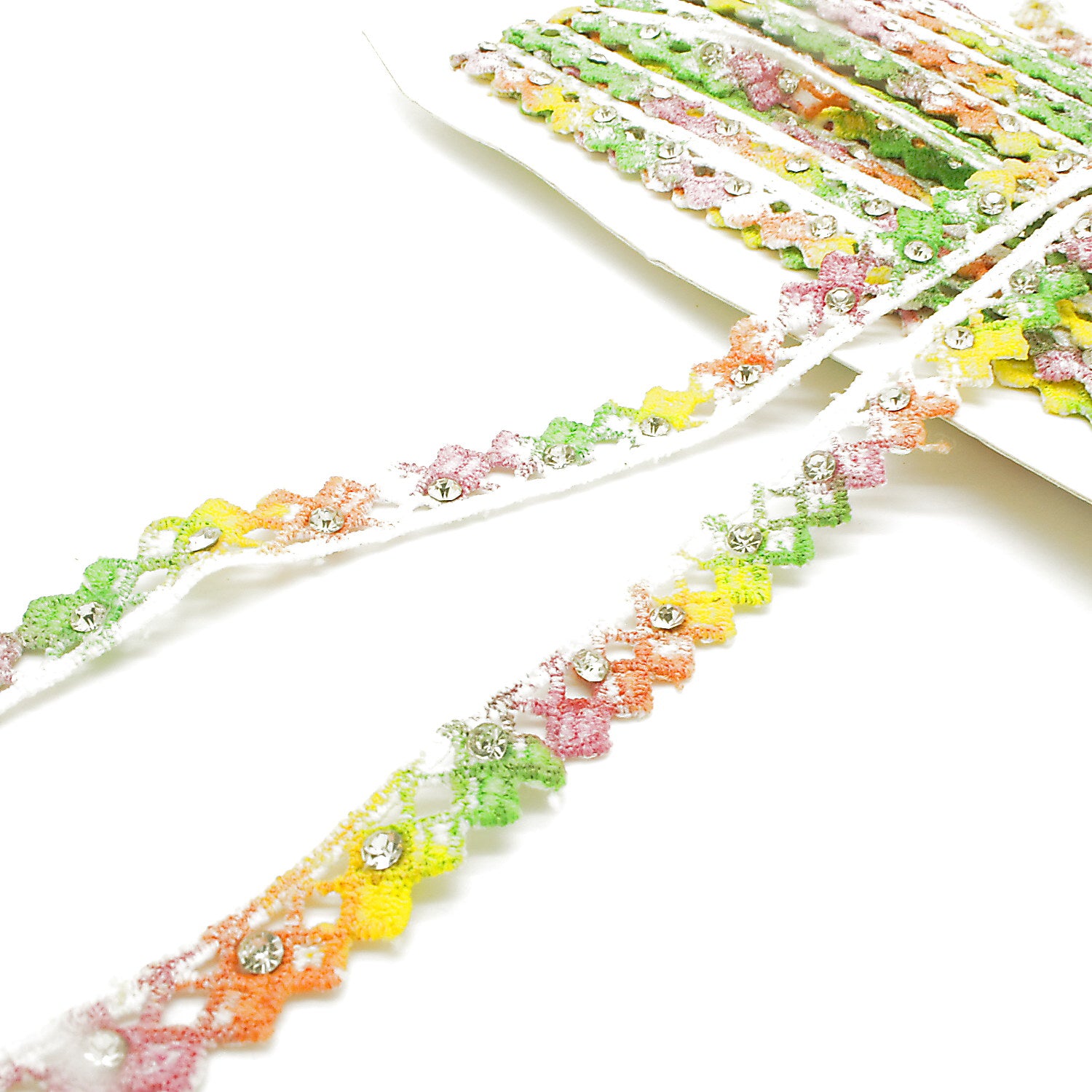 MULTICOLOR RHINESTONE TRIM - sarahi.NYC