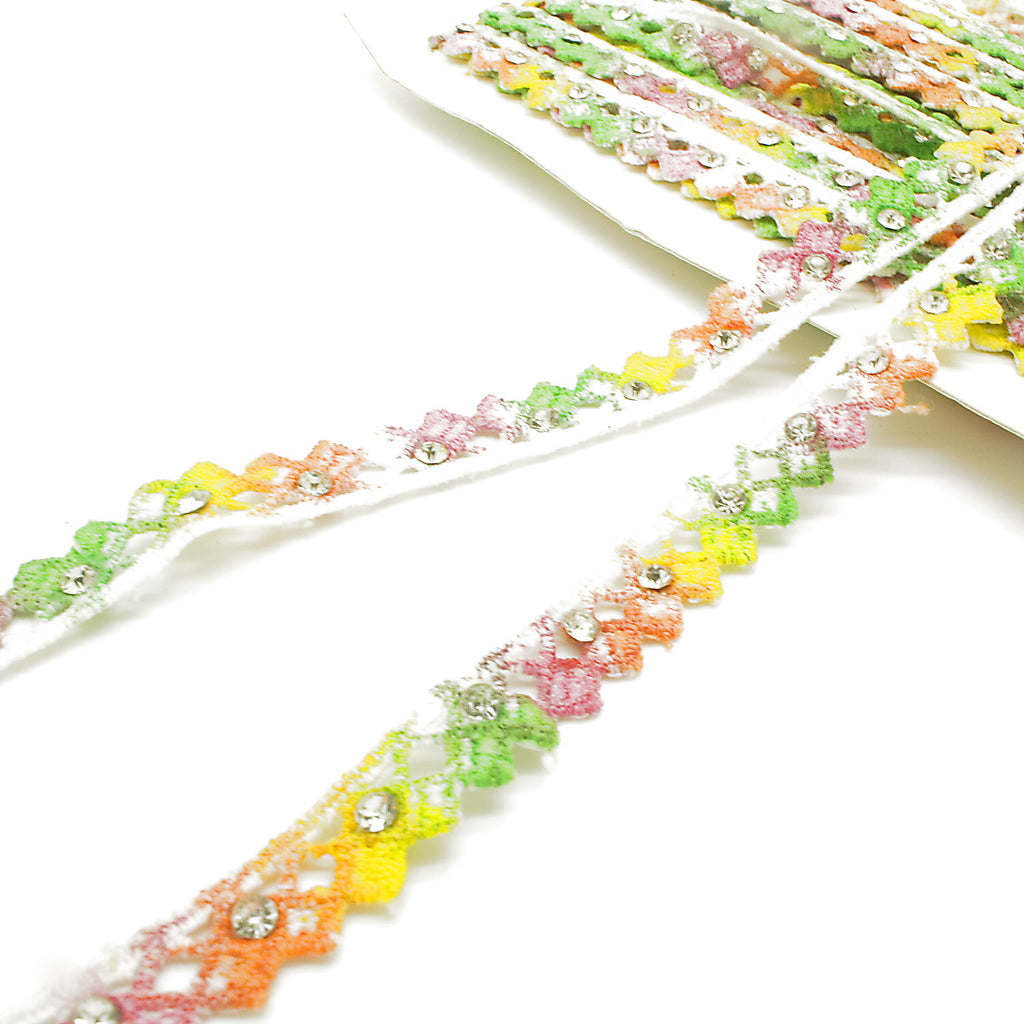 MULTICOLOR RHINESTONE TRIM - sarahi.NYC