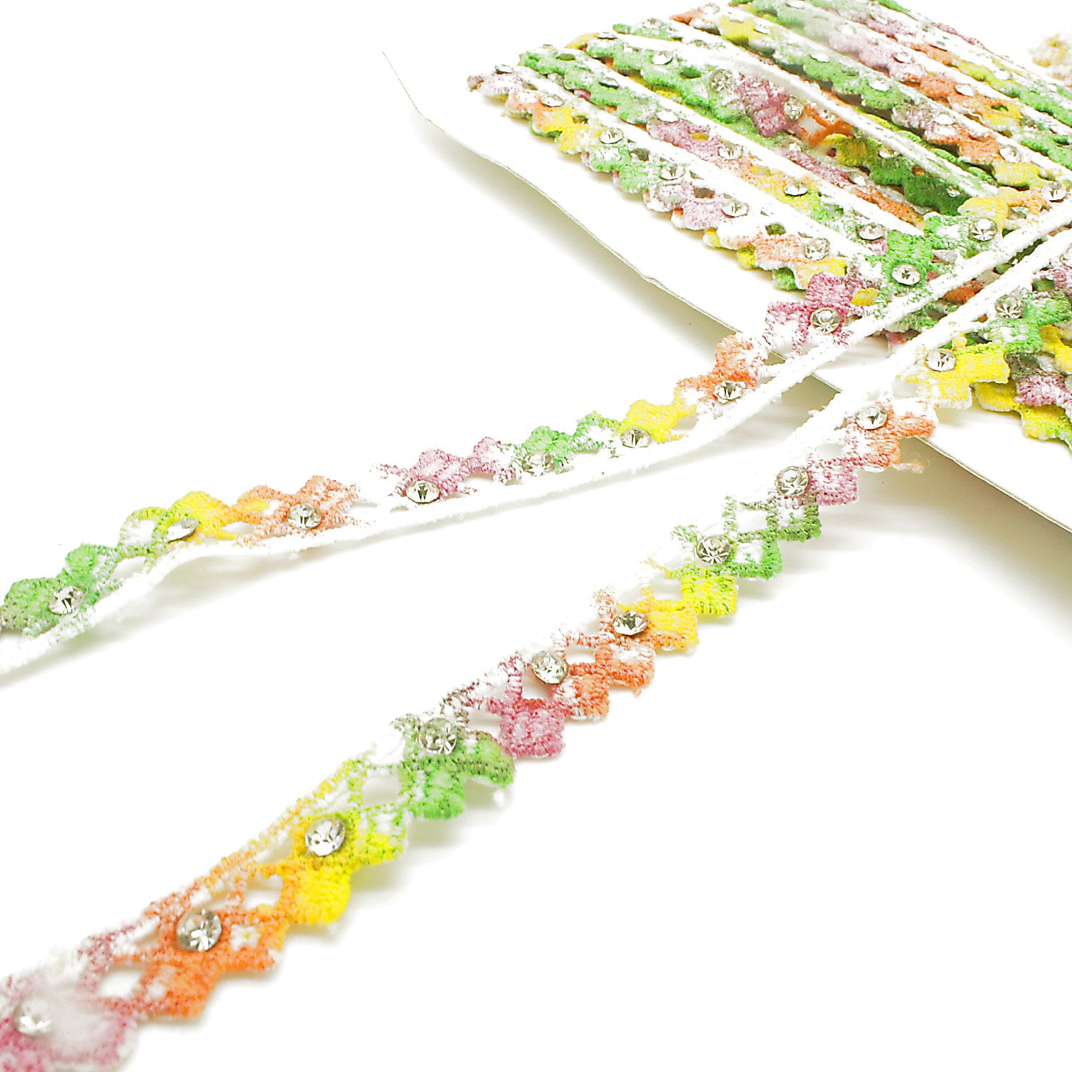 MULTICOLOR RHINESTONE TRIM - sarahi.NYC