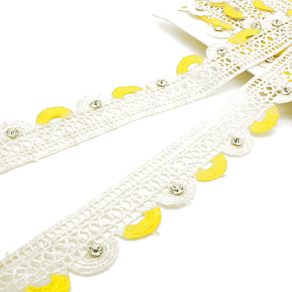 YELLOW STONE COTTON TRIM - sarahi.NYC