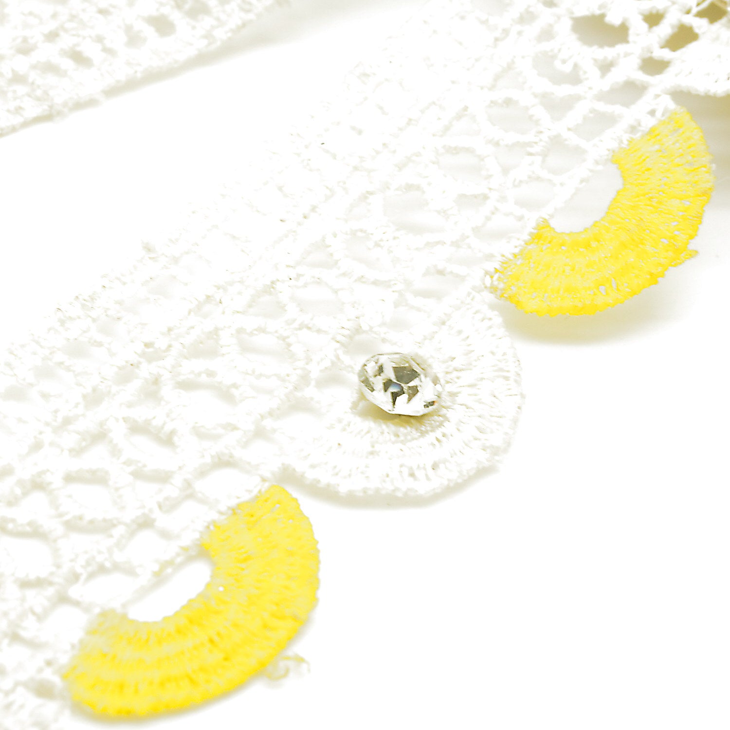 YELLOW STONE COTTON TRIM - sarahi.NYC