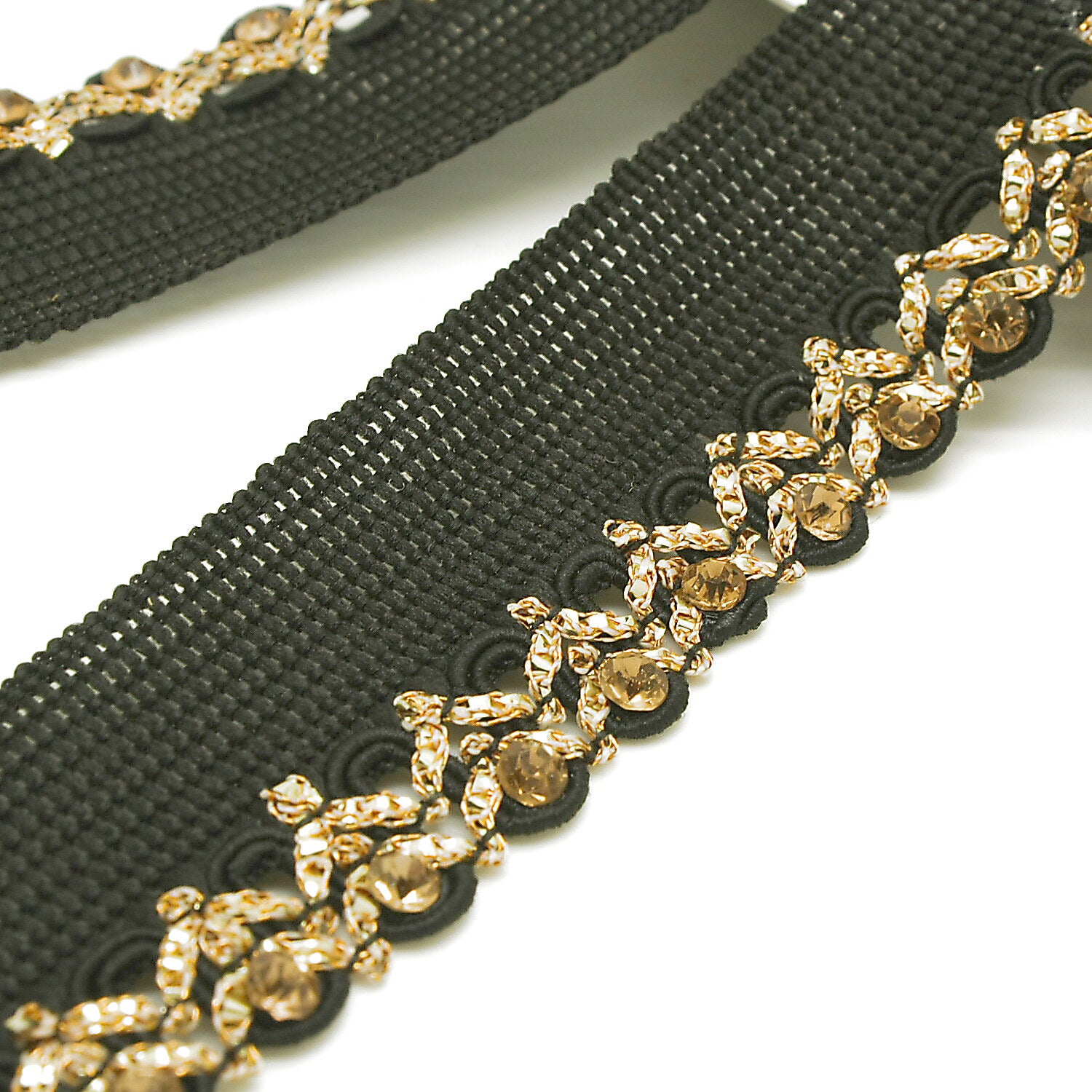 BLACK GOLD STONE TRIM - SARAHI.NYC