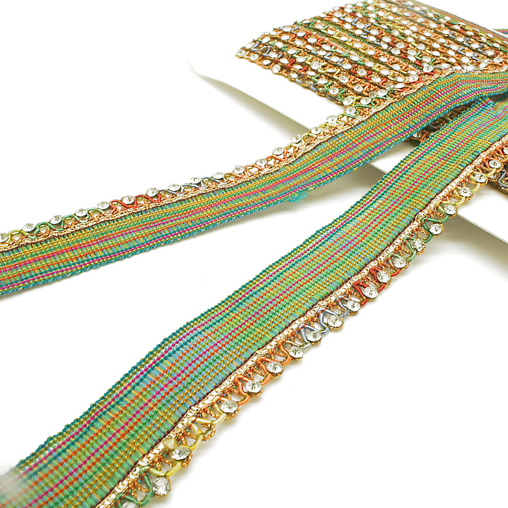 MULTICOLOR STONE TRIM - sarahi.NYC