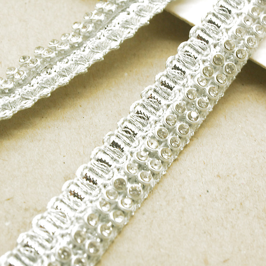 SILVER CRYSTAL TRIM - sarahi.NYC