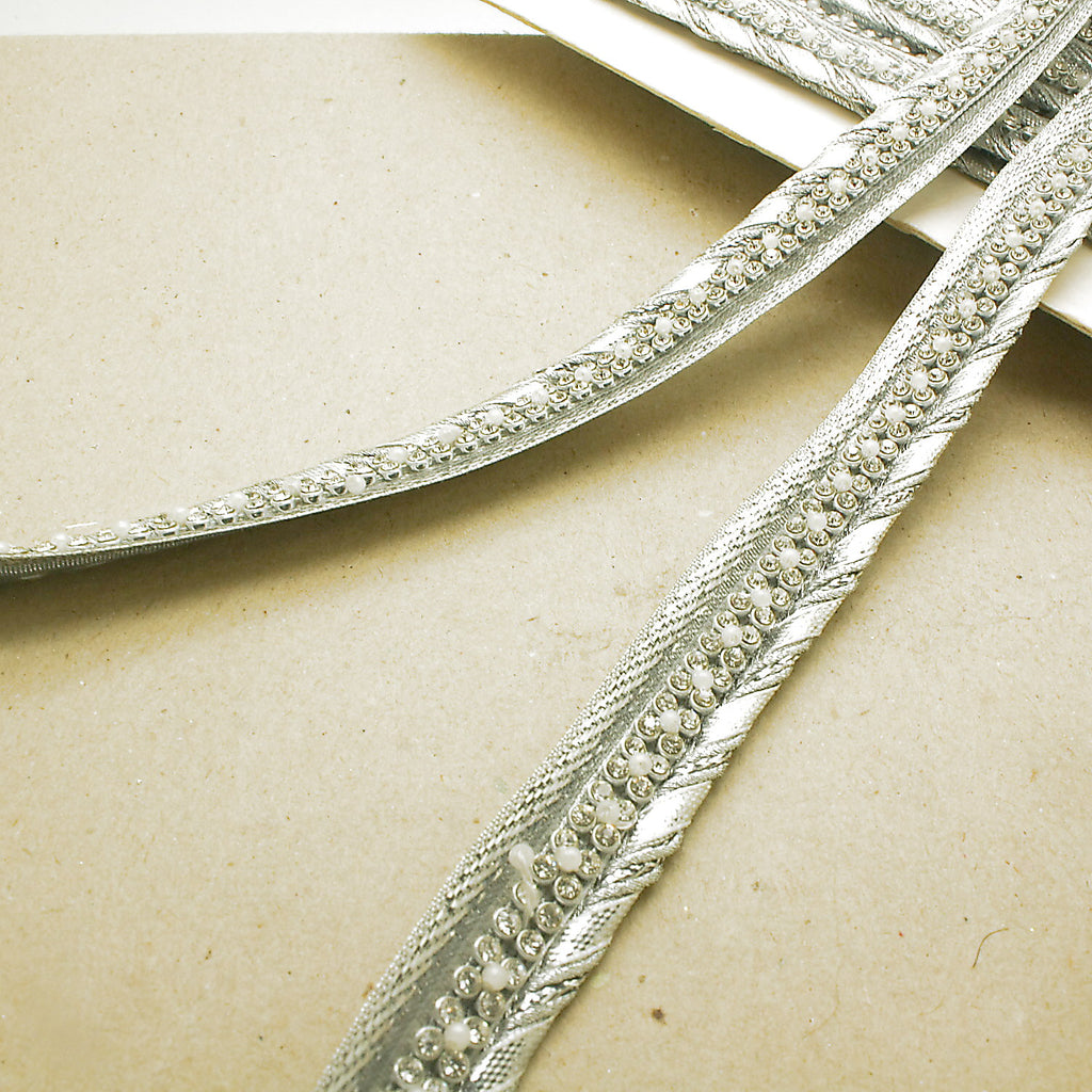 SILVER CRYSTAL TRIM - sarahi.NYC