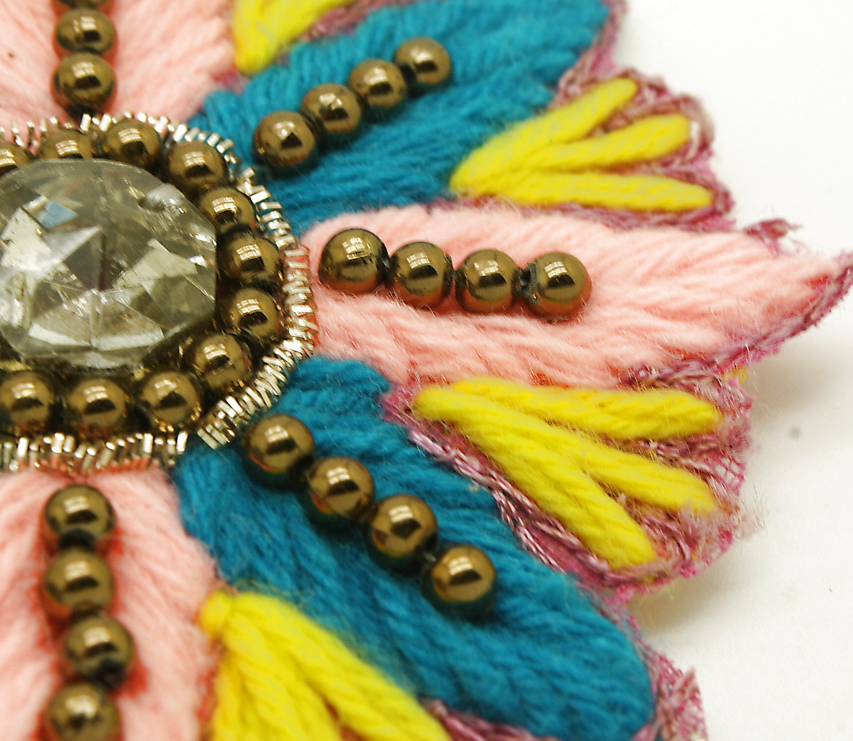 MULTI COLOURED EMBROIDERED  MOTIF - sarahi.NYC