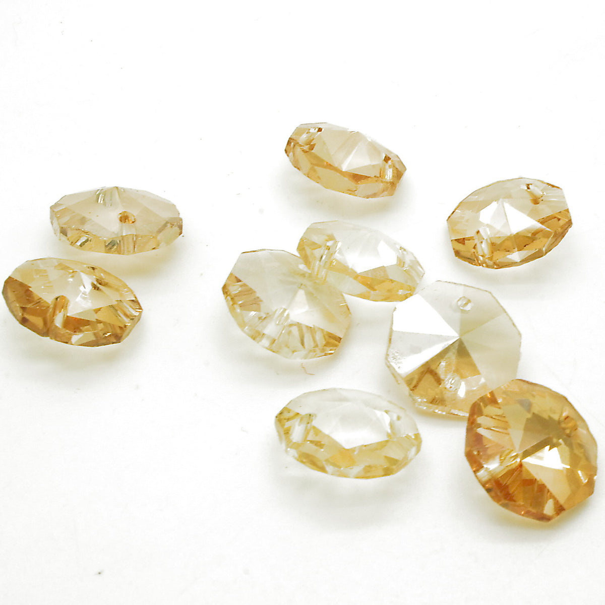SILVER COATED SEW ON CRYSTALS 14mm - sarahi.NYC