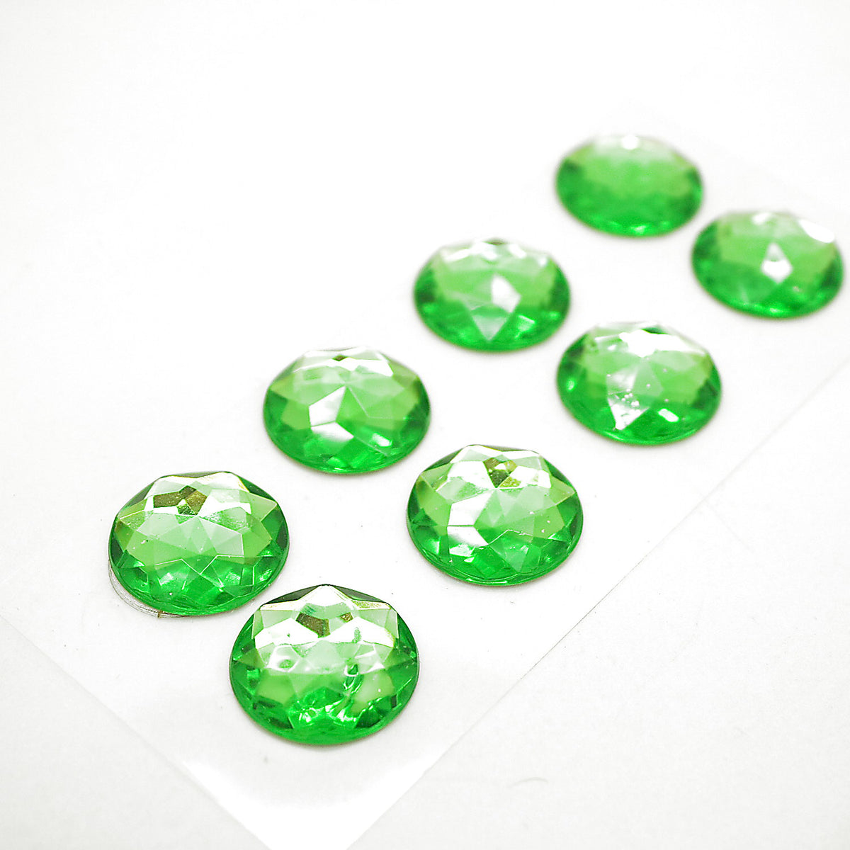PACK OF 10 - ROUND 20mm FLAT RHINESTONES - sarahi.NYC