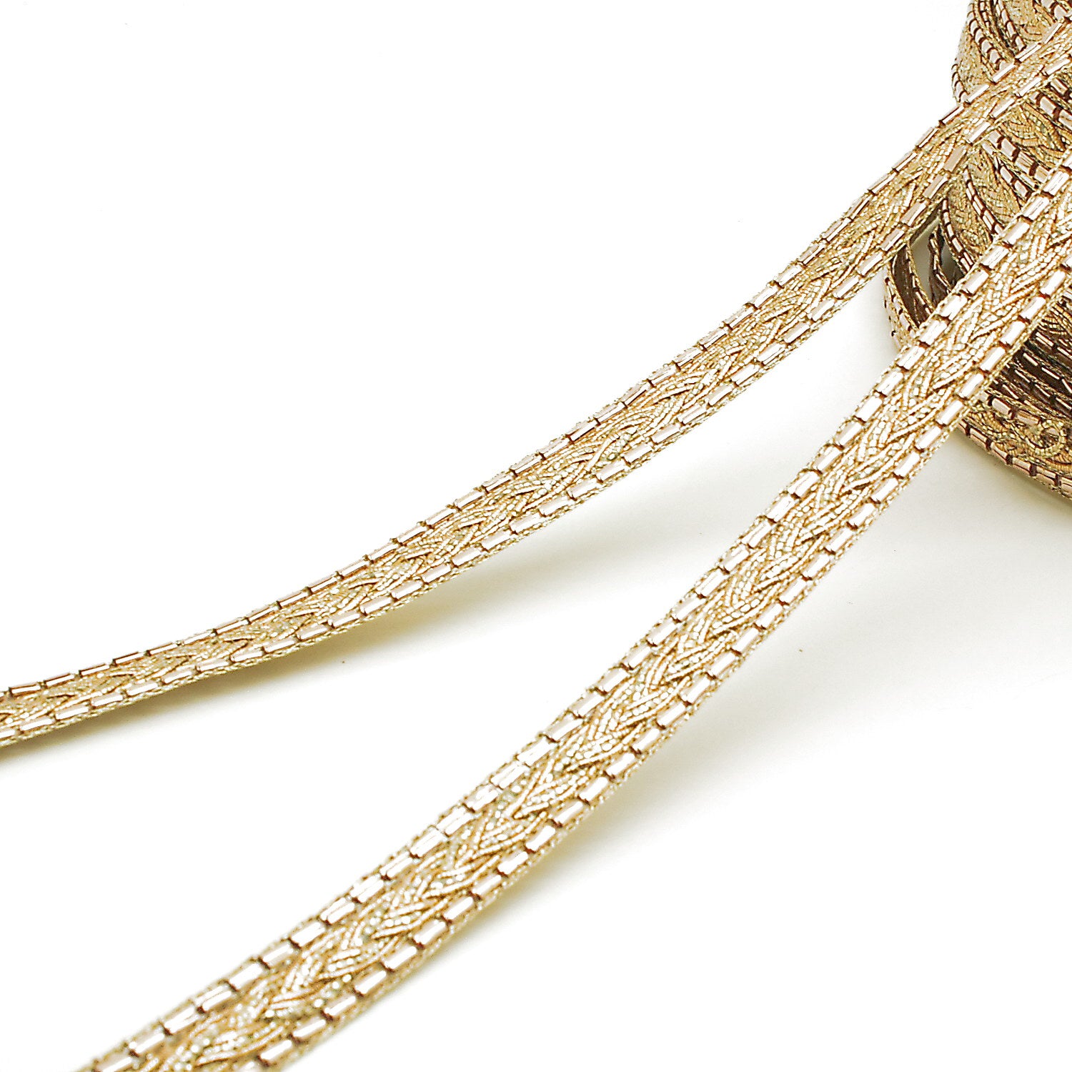 BRONZE PLAIT METALLIC TRIM - sarahi.NYC