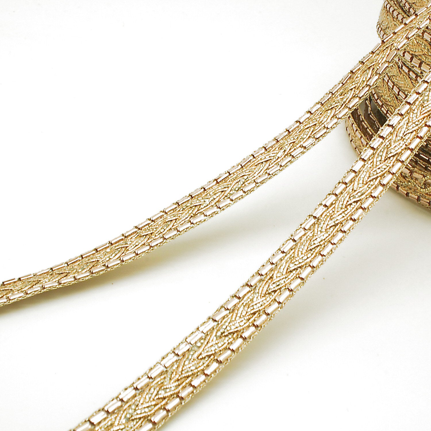 BRONZE PLAIT METALLIC TRIM - sarahi.NYC