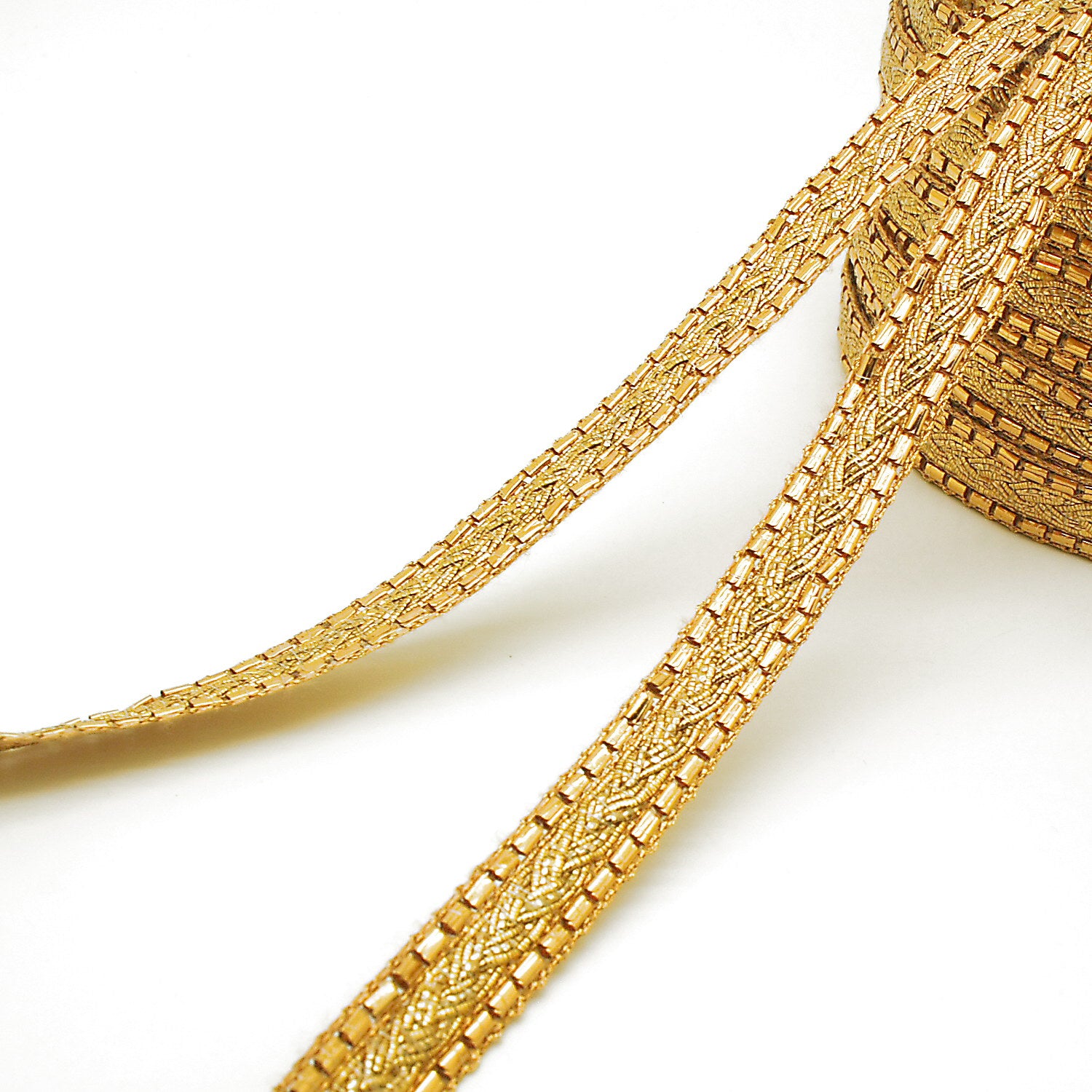 GOLD PLAIT RIBBON TRIM - sarahi.NYC
