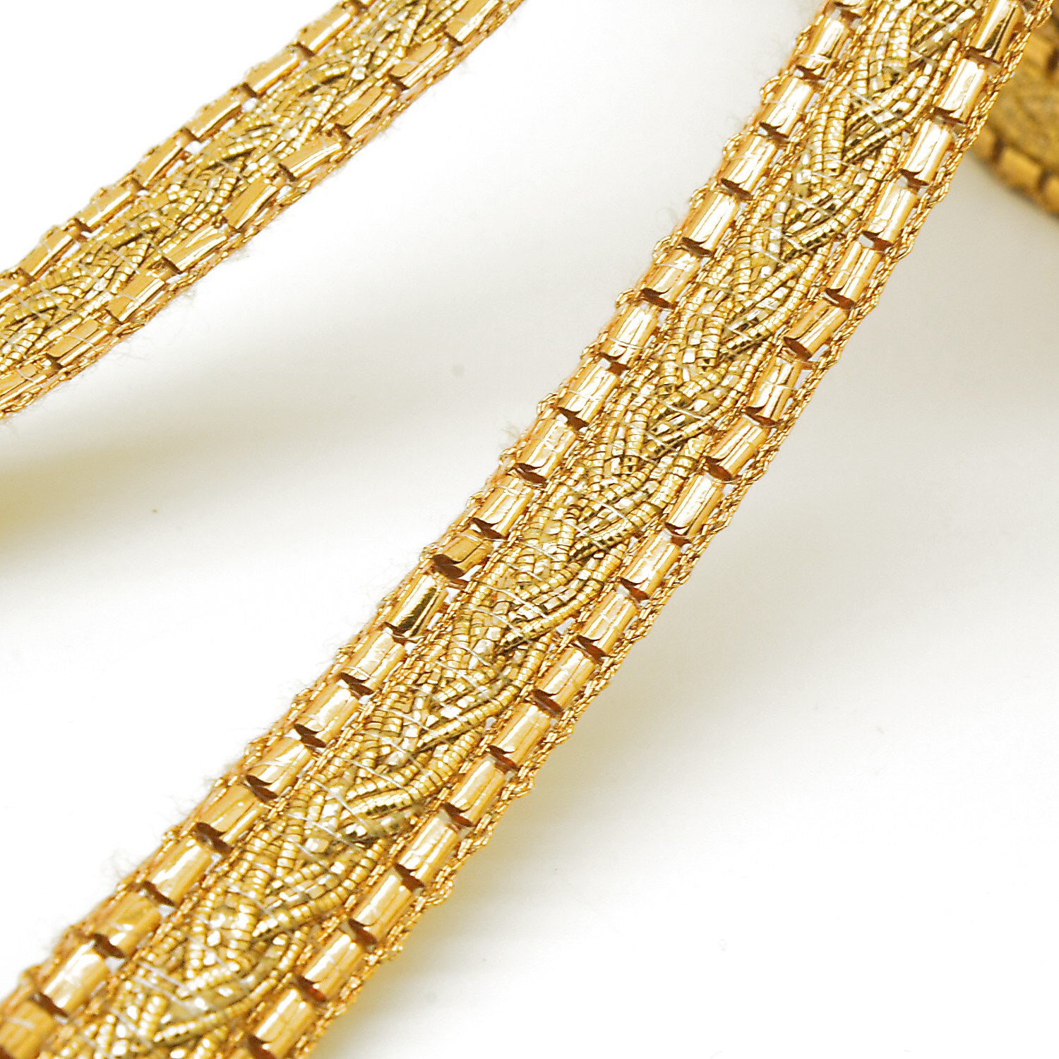GOLD PLAIT RIBBON TRIM - sarahi.NYC