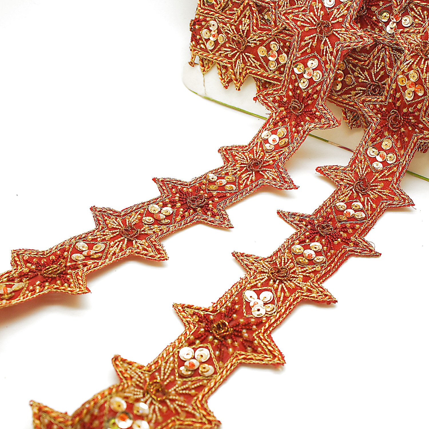 RED GOLD TRIM - sarahi.NYC