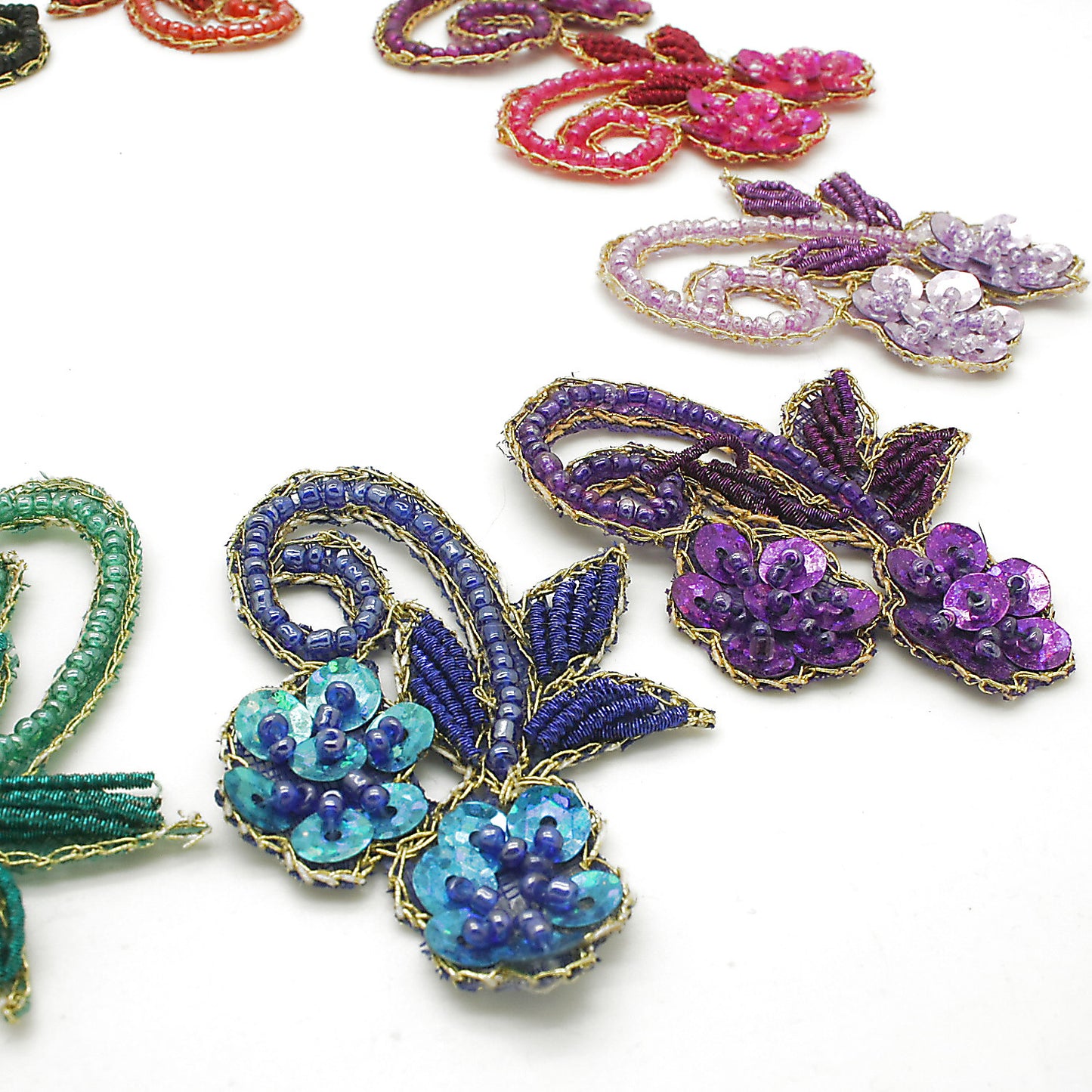 SEQUIN FLORAL MOTIF  - sarahi.NYC