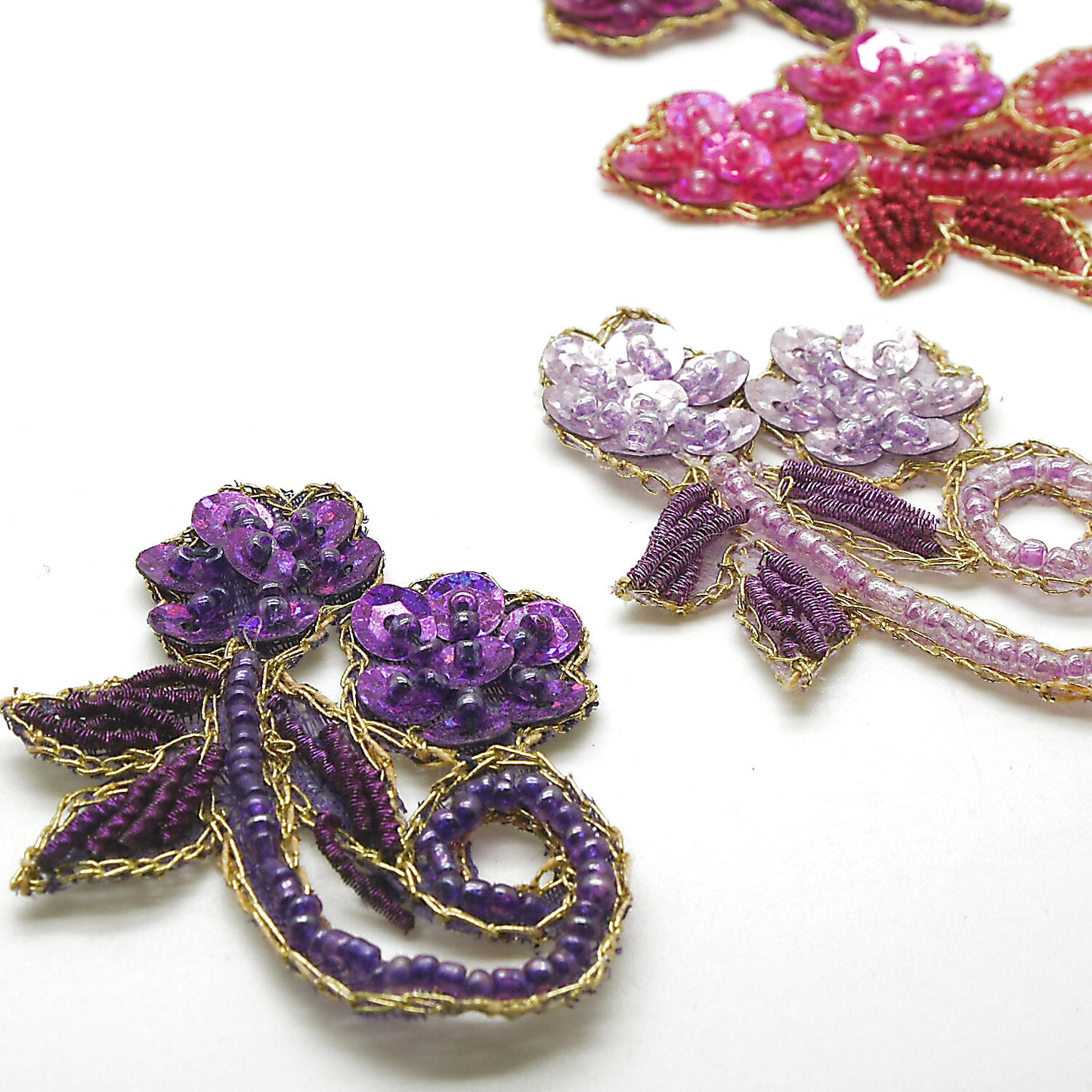 SEQUIN FLORAL MOTIF  - sarahi.NYC